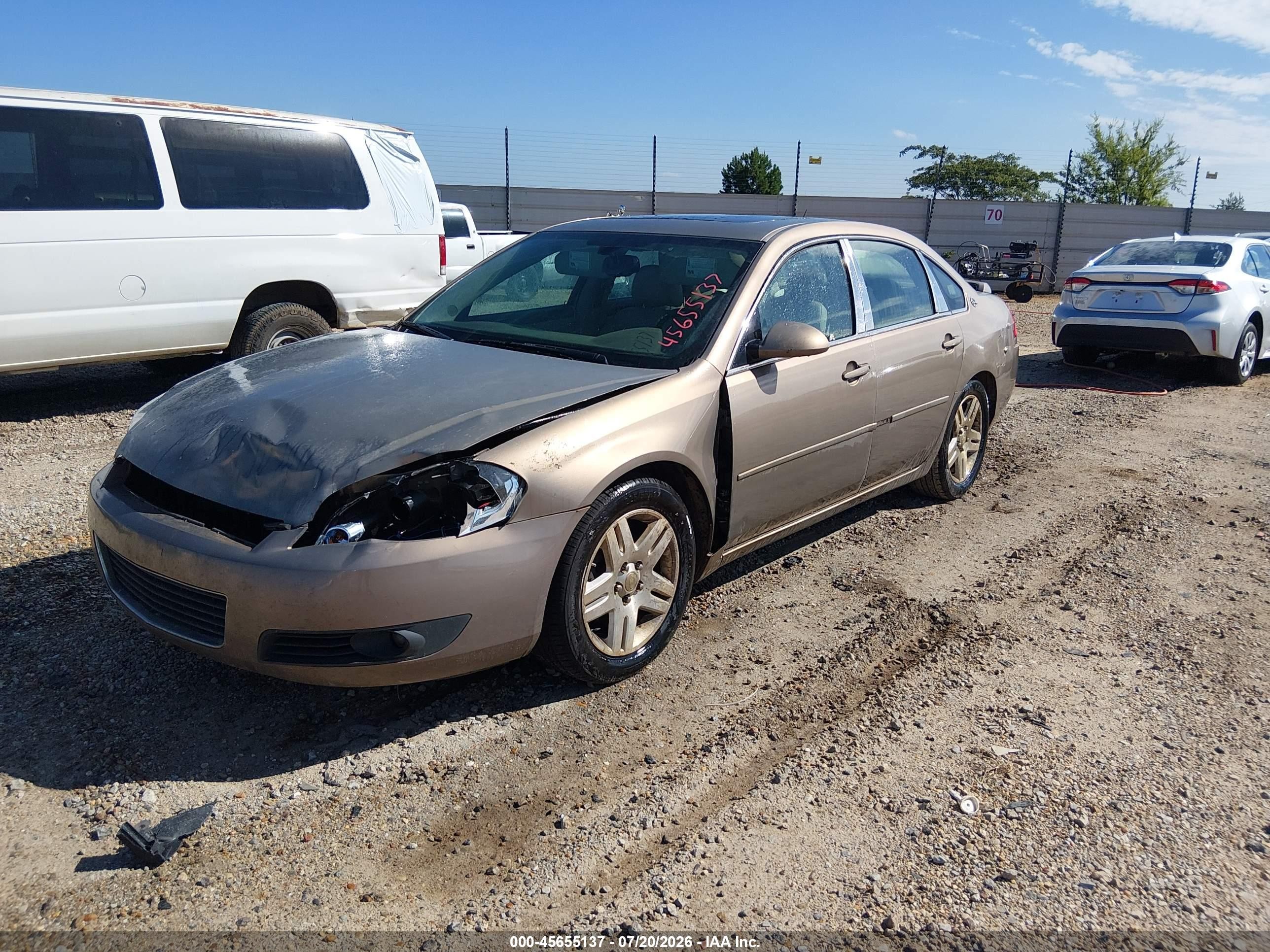 2006 Chevrolet Impala Ltz Gold vin: 2G1WU581769244874