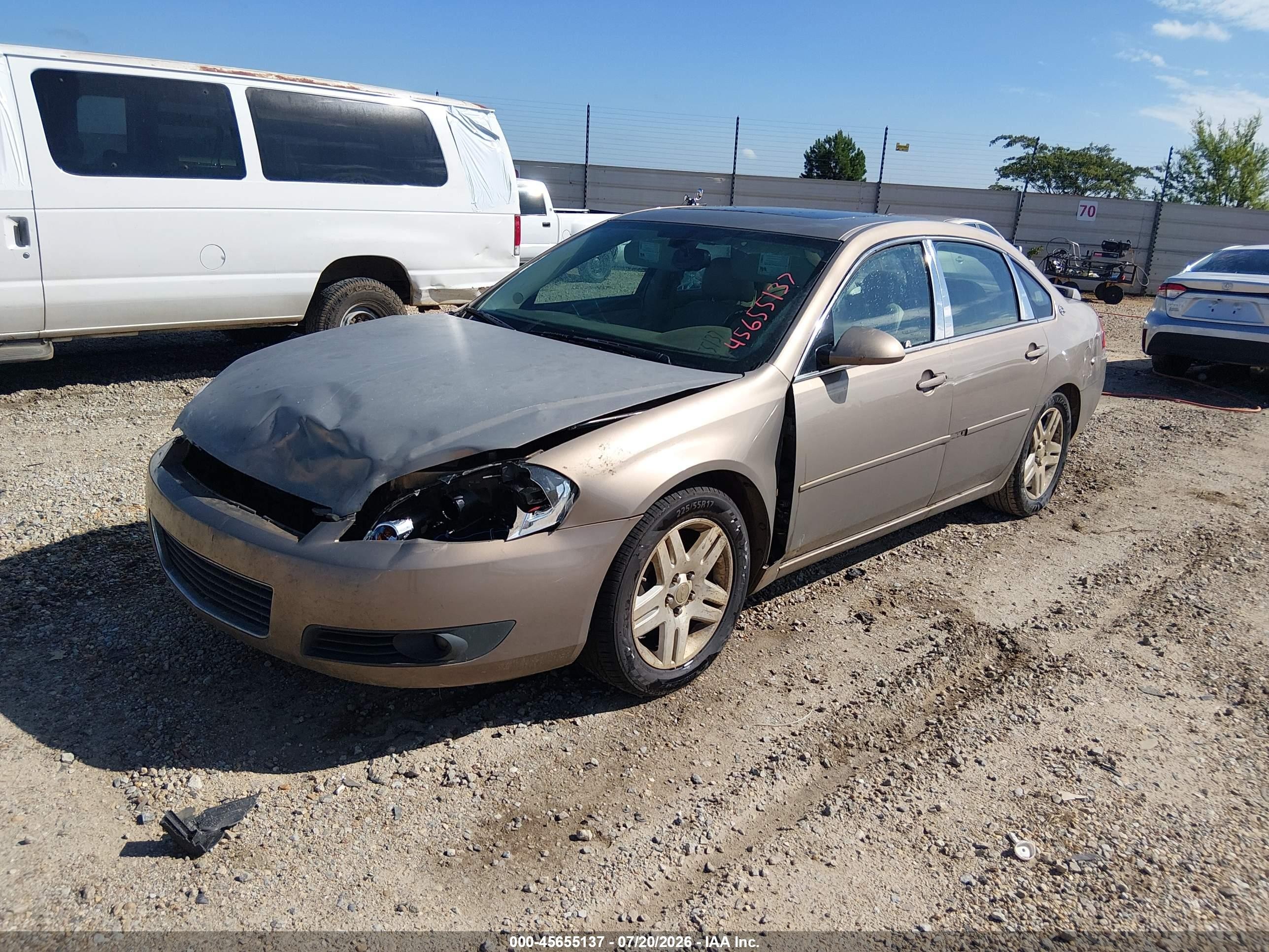 2006 Chevrolet Impala Ltz Gold vin: 2G1WU581769244874