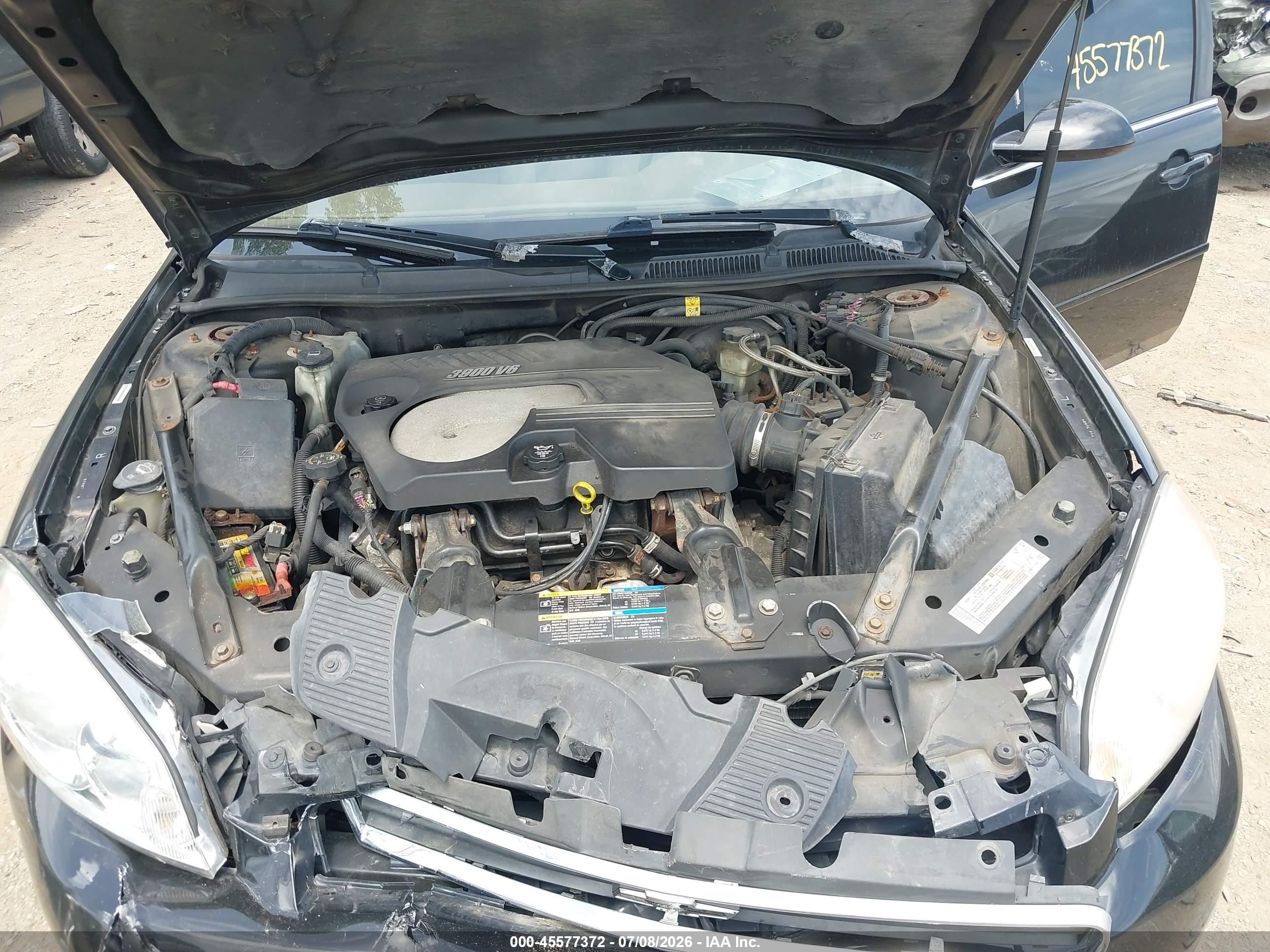 2006 Chevrolet Impala Ltz Black vin: 2G1WU581869408519