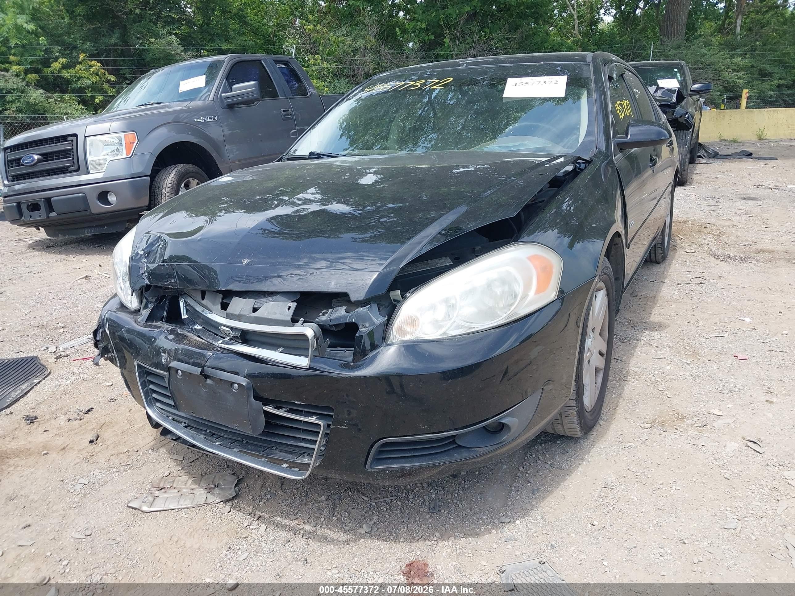 2006 Chevrolet Impala Ltz Black vin: 2G1WU581869408519