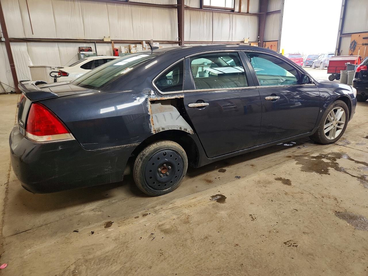 2008 Chevrolet Impala Ltz Blue vin: 2G1WU583389161902