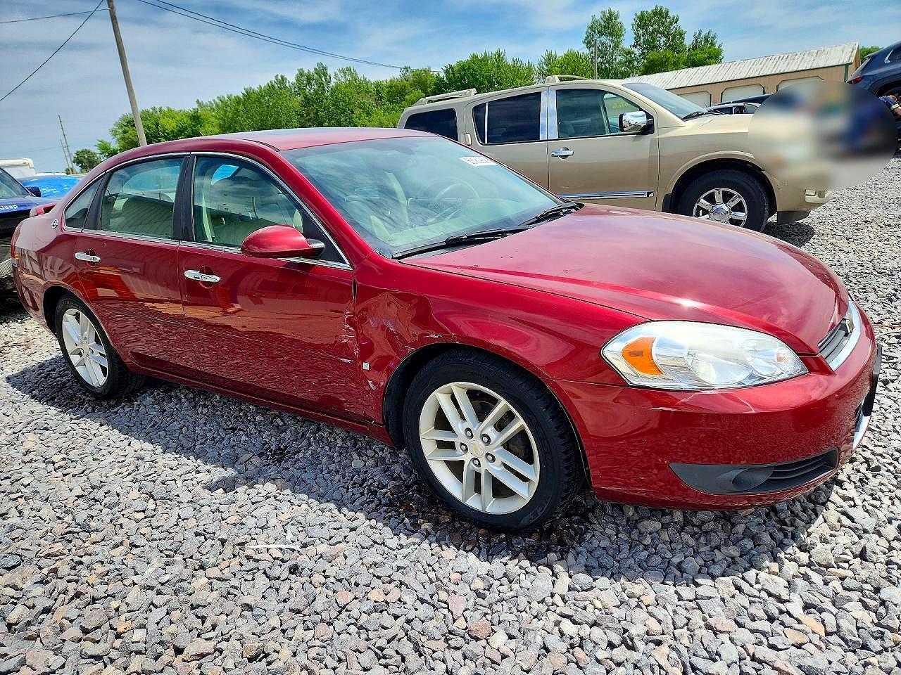 2008 Chevrolet Impala Ltz Maroon vin: 2G1WU583389286138