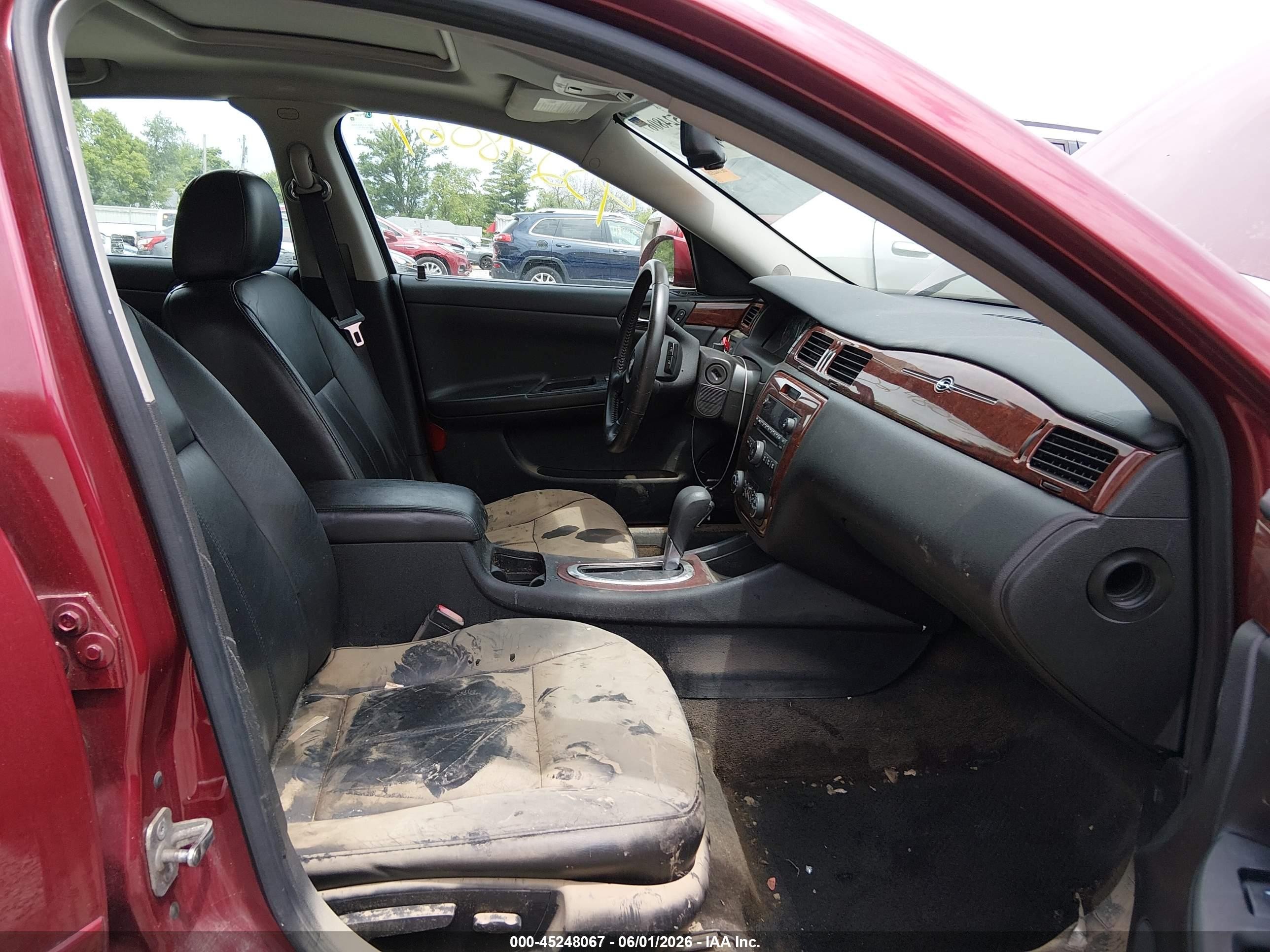 2008 Chevrolet Impala Ltz Red vin: 2G1WU583481340447