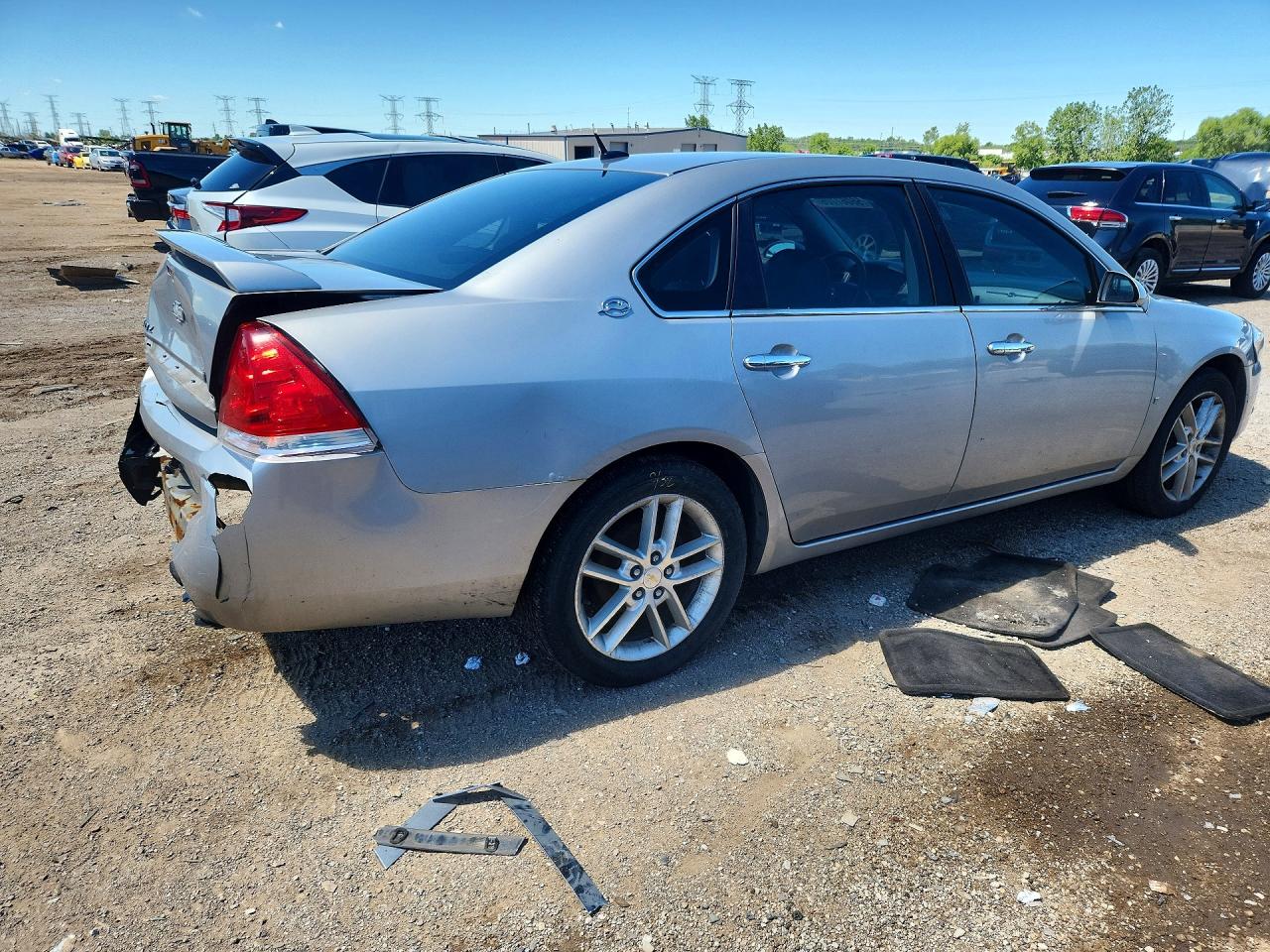 2008 Chevrolet Impala Ltz Серебряный vin: 2G1WU583489166252