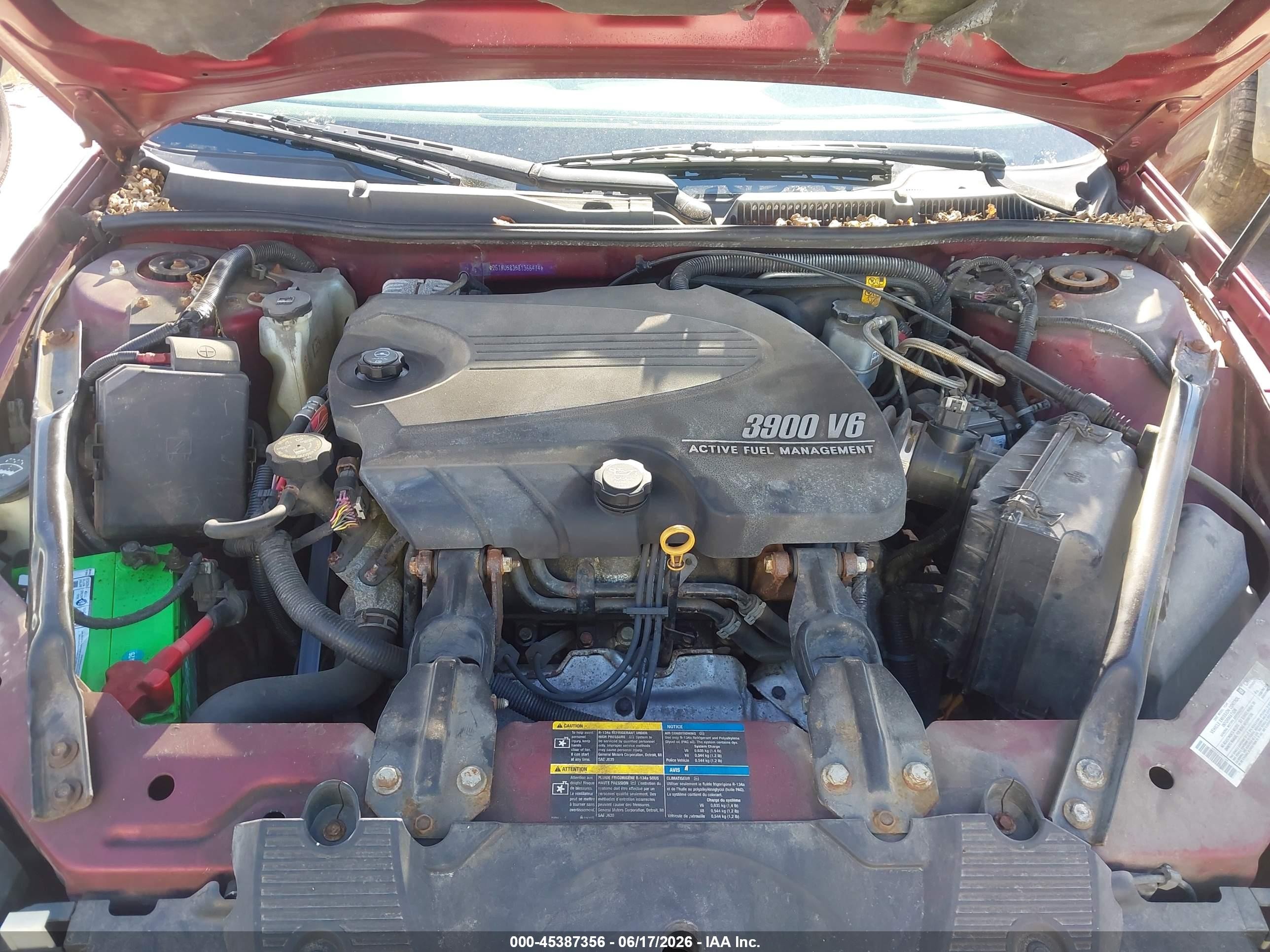 2008 Chevrolet Impala Ltz Красный vin: 2G1WU583581366474
