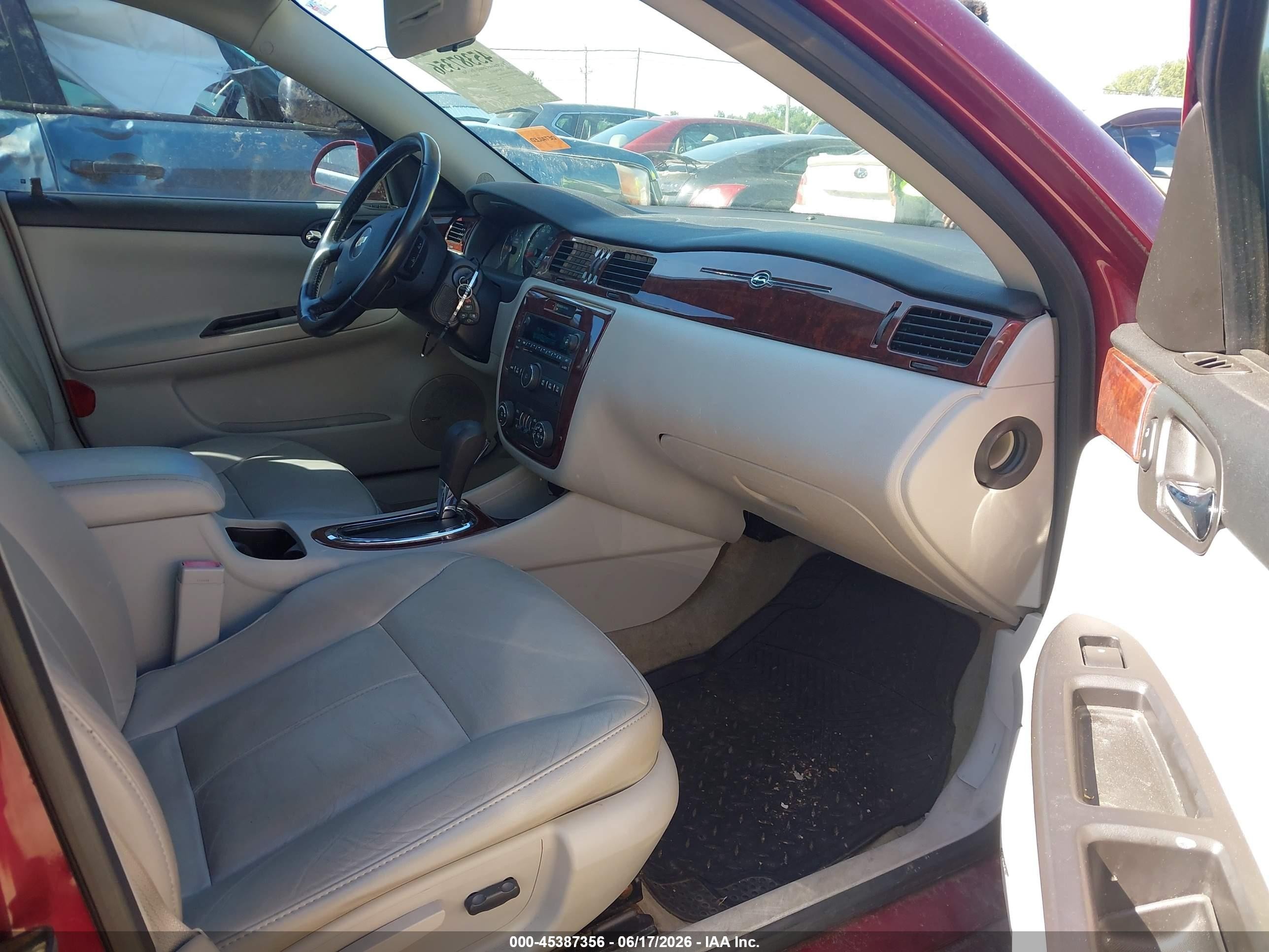 2008 Chevrolet Impala Ltz Красный vin: 2G1WU583581366474