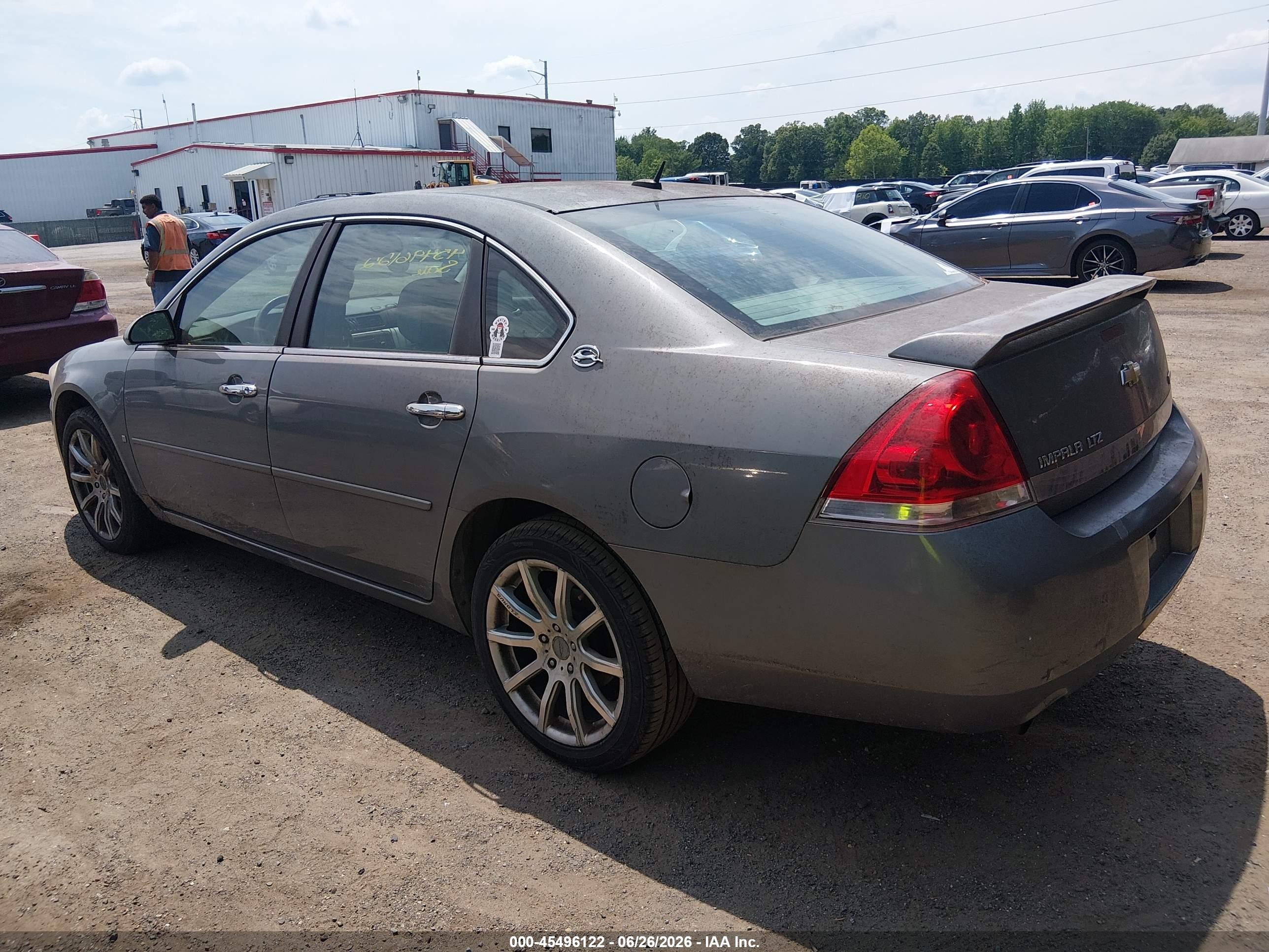 2008 Chevrolet Impala Ltz Серебряный vin: 2G1WU583689225544