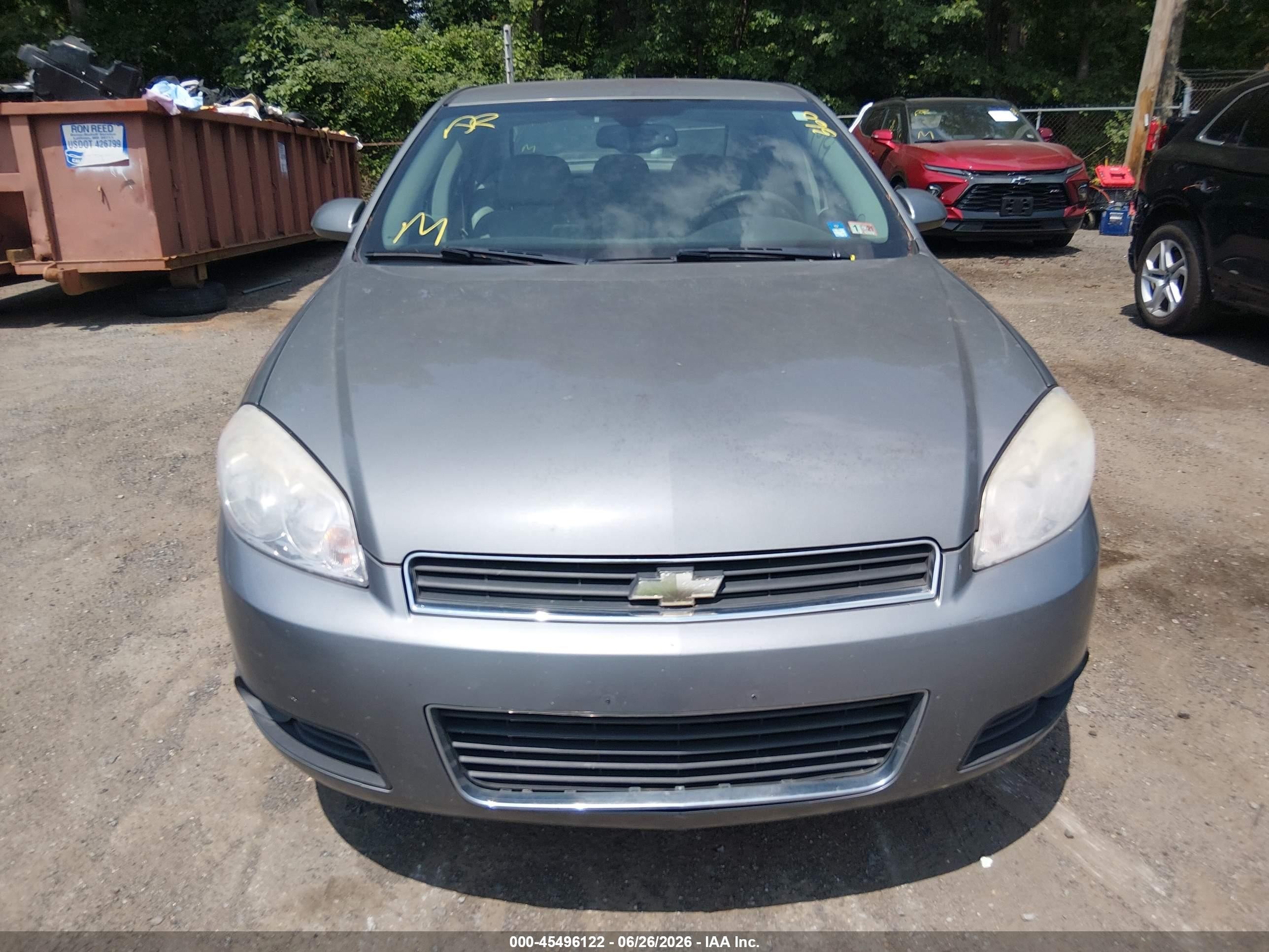 2008 Chevrolet Impala Ltz Серебряный vin: 2G1WU583689225544