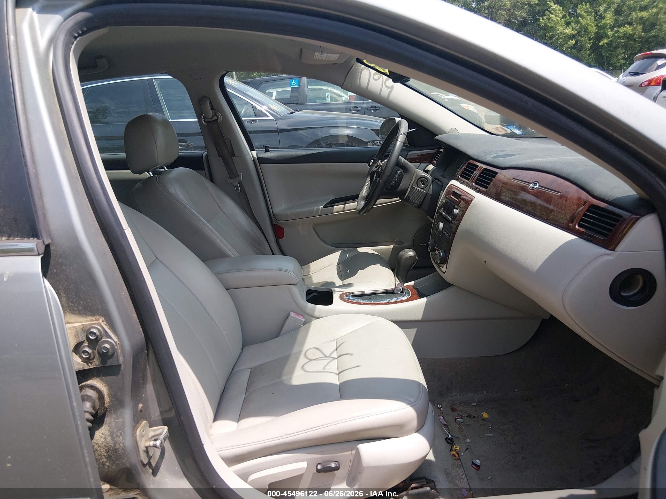 2008 Chevrolet Impala Ltz Серебряный vin: 2G1WU583689225544