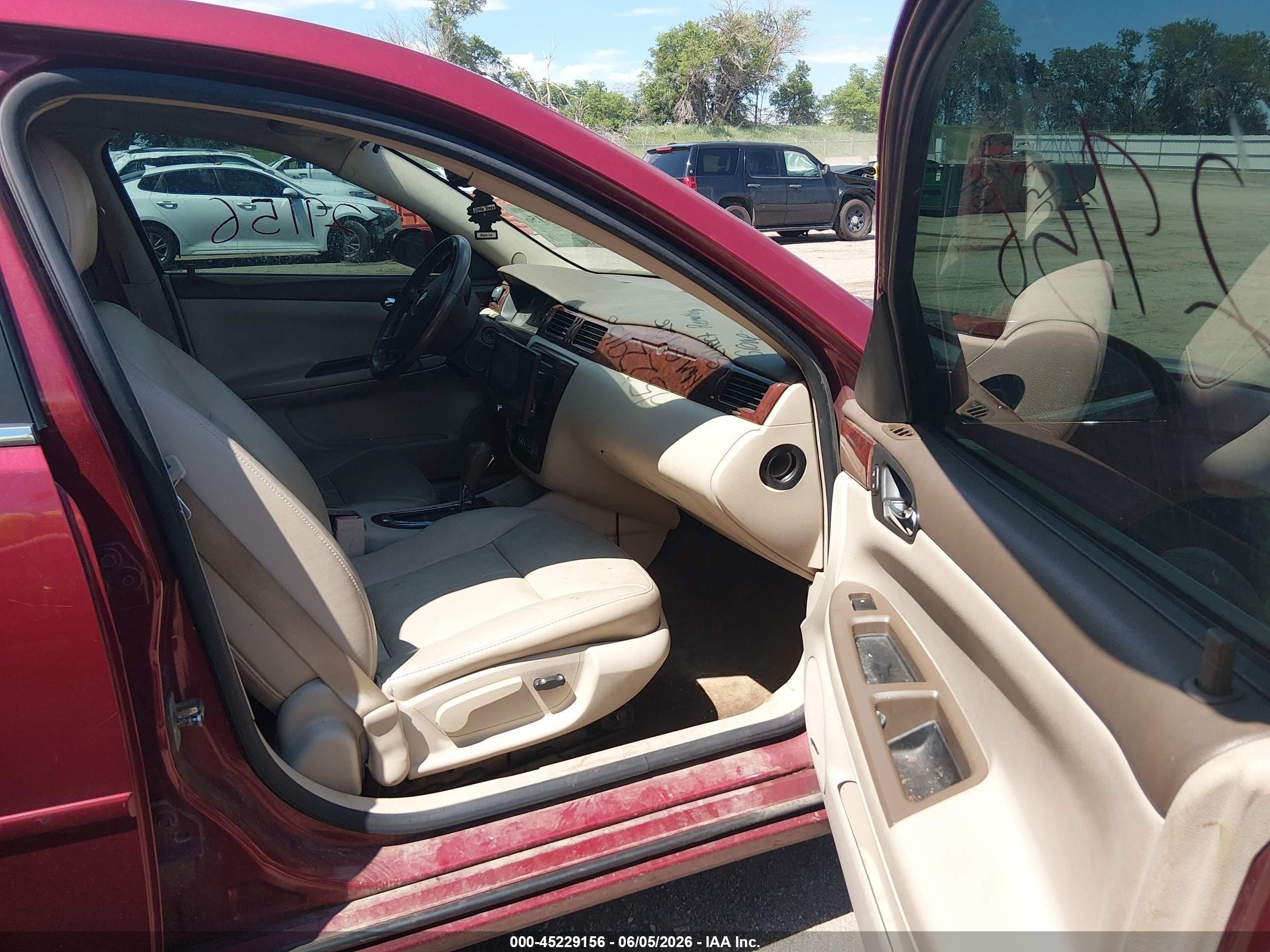 2008 Chevrolet Impala Ltz Красный vin: 2G1WU583789223463