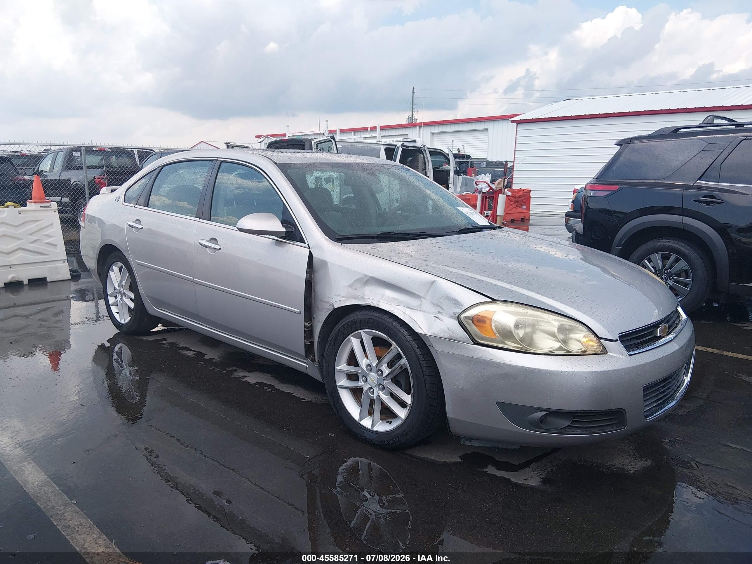 2008 Chevrolet Impala Ltz Silver vin: 2G1WU583889231474