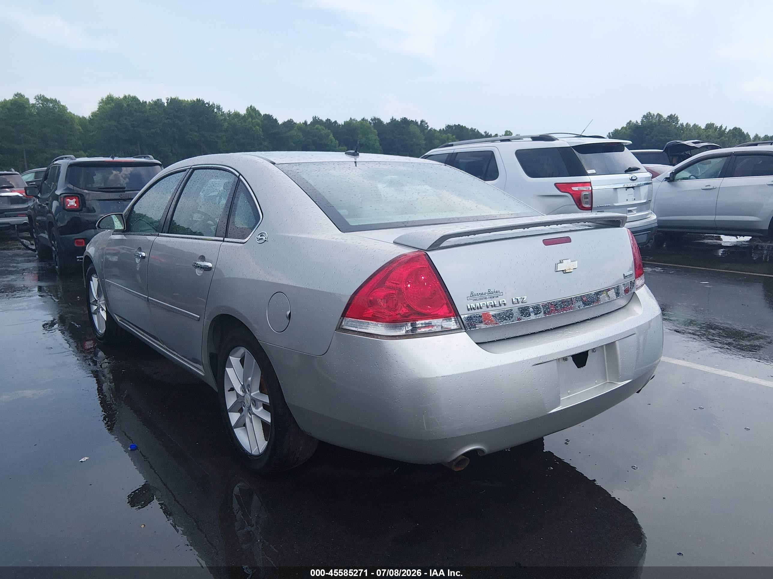 2008 Chevrolet Impala Ltz Silver vin: 2G1WU583889231474