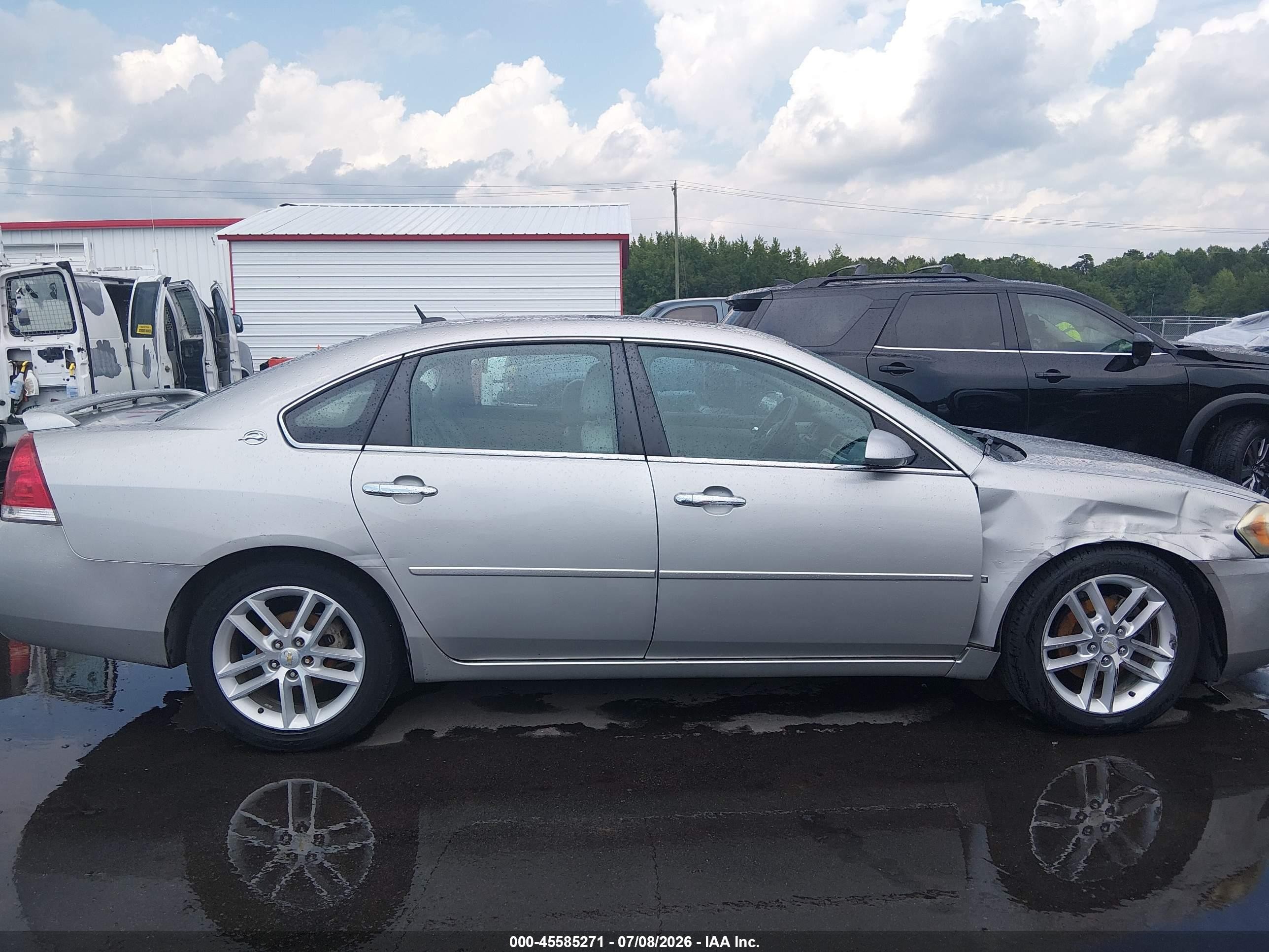 2008 Chevrolet Impala Ltz Silver vin: 2G1WU583889231474