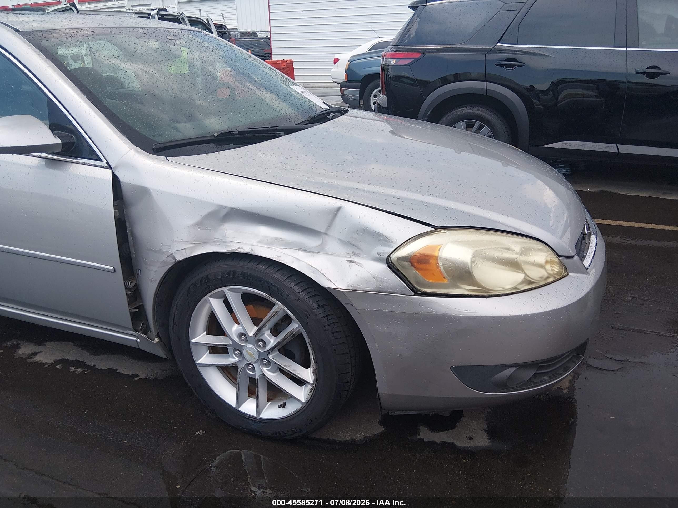 2008 Chevrolet Impala Ltz Silver vin: 2G1WU583889231474