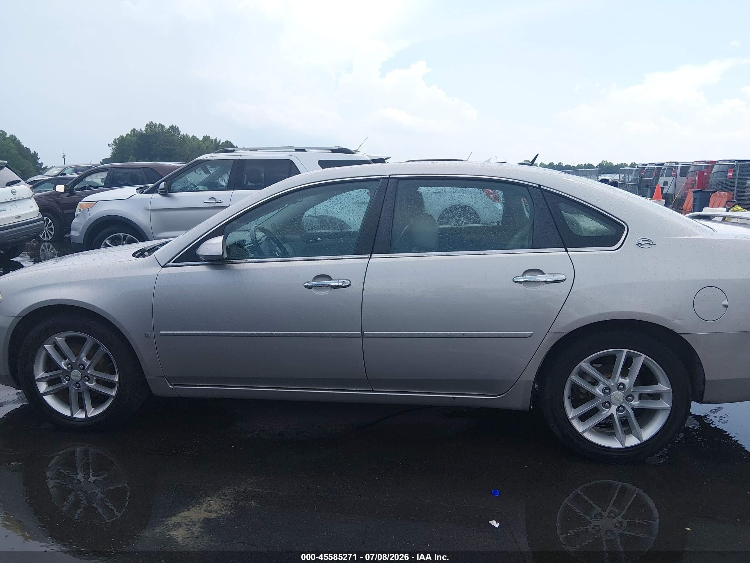 2008 Chevrolet Impala Ltz Silver vin: 2G1WU583889231474