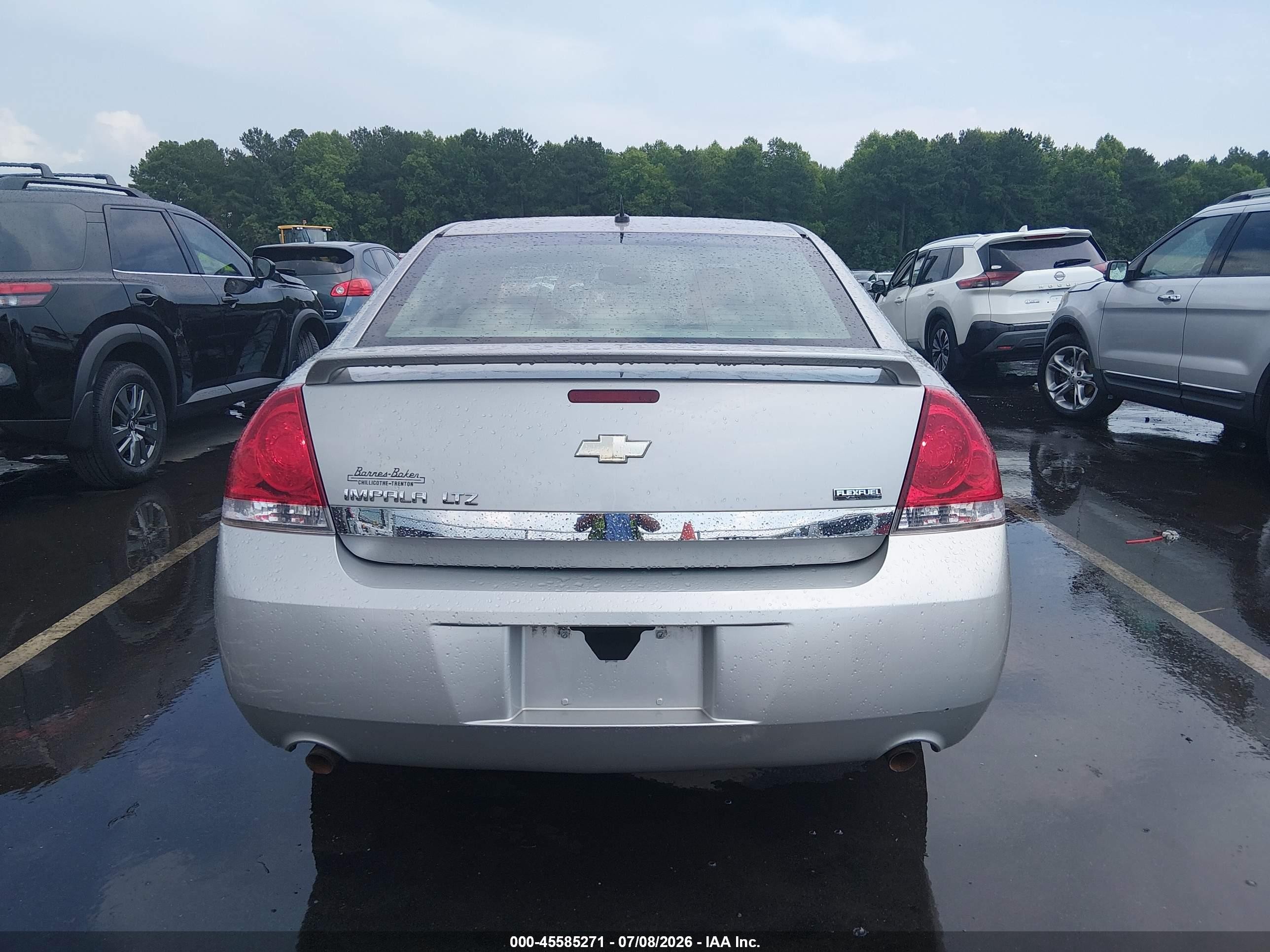 2008 Chevrolet Impala Ltz Silver vin: 2G1WU583889231474