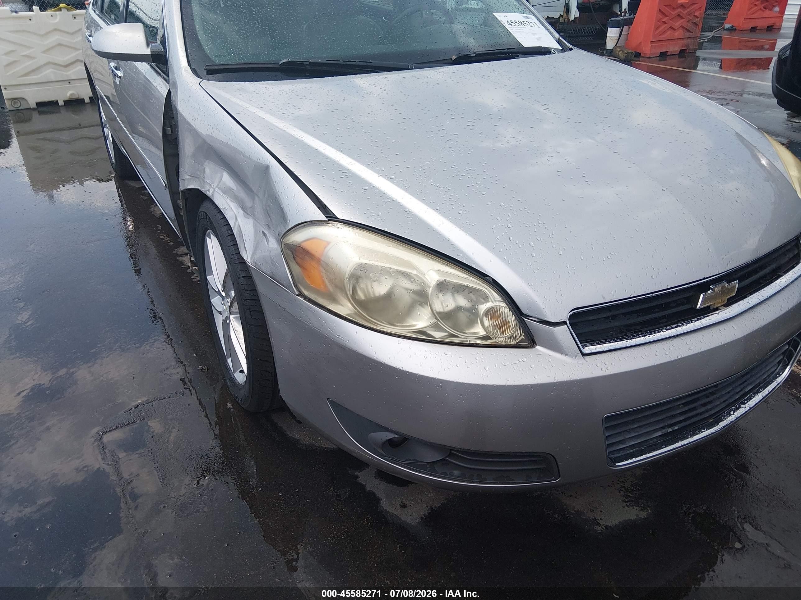 2008 Chevrolet Impala Ltz Silver vin: 2G1WU583889231474