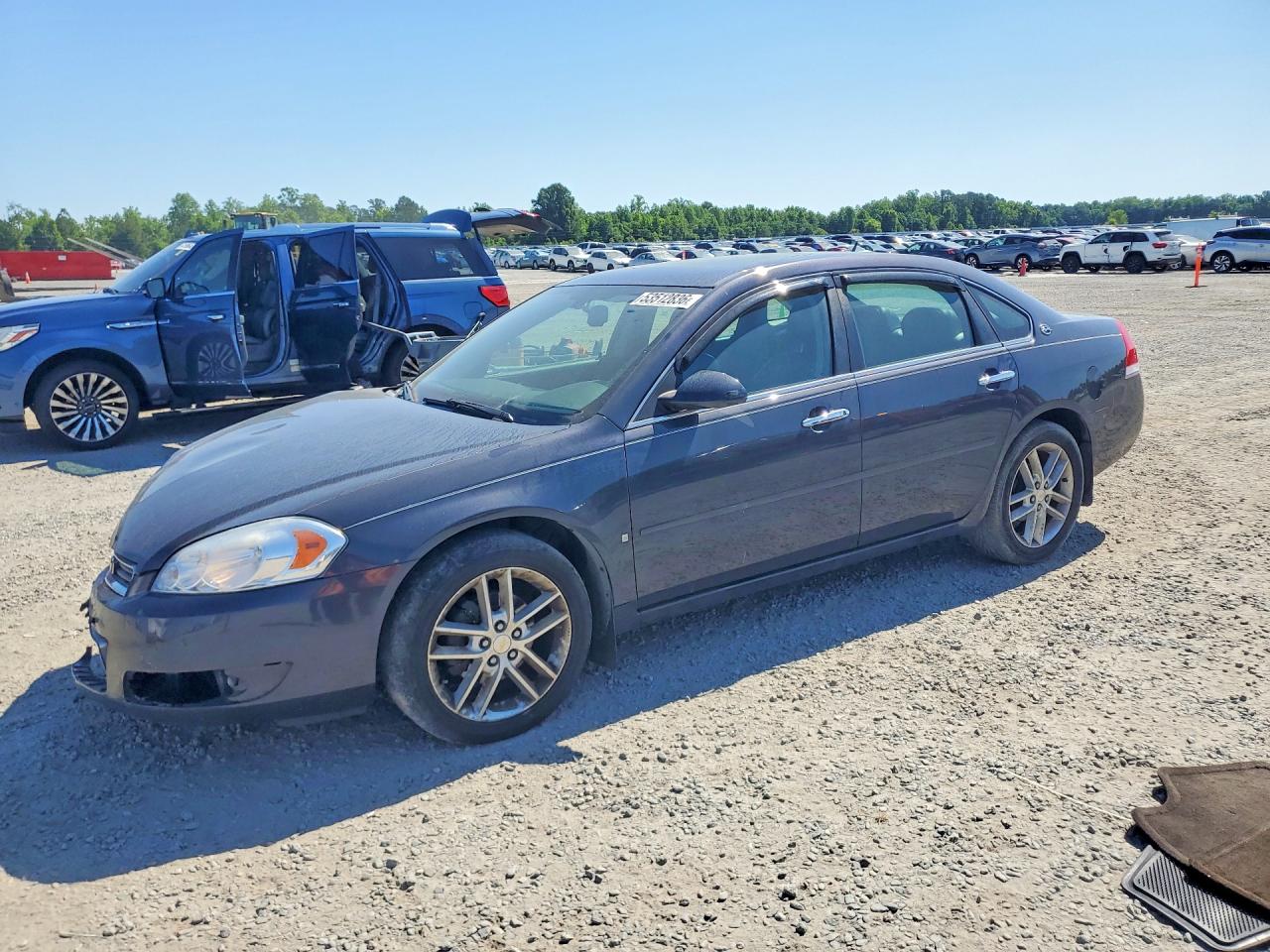 2008 Chevrolet Impala Ltz Blue vin: 2G1WU583X81236058