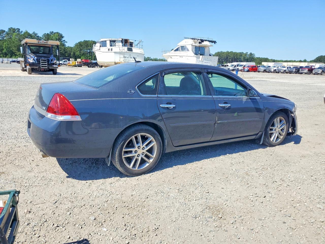 2008 Chevrolet Impala Ltz Blue vin: 2G1WU583X81236058
