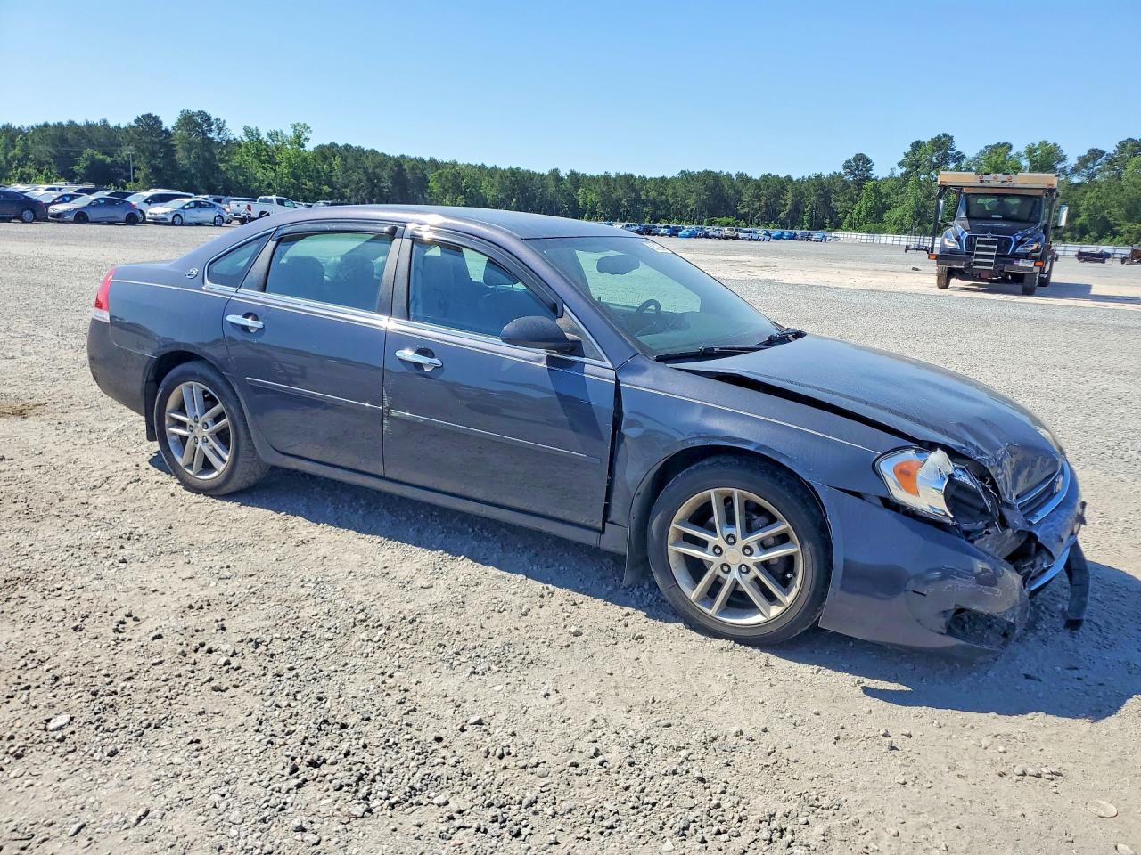 2008 Chevrolet Impala Ltz Blue vin: 2G1WU583X81236058