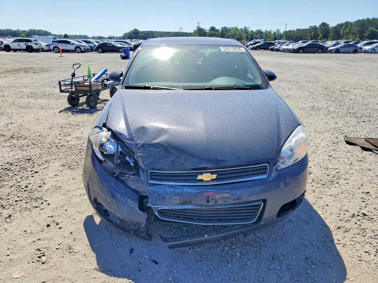 2008 Chevrolet Impala Ltz Blue vin: 2G1WU583X81236058