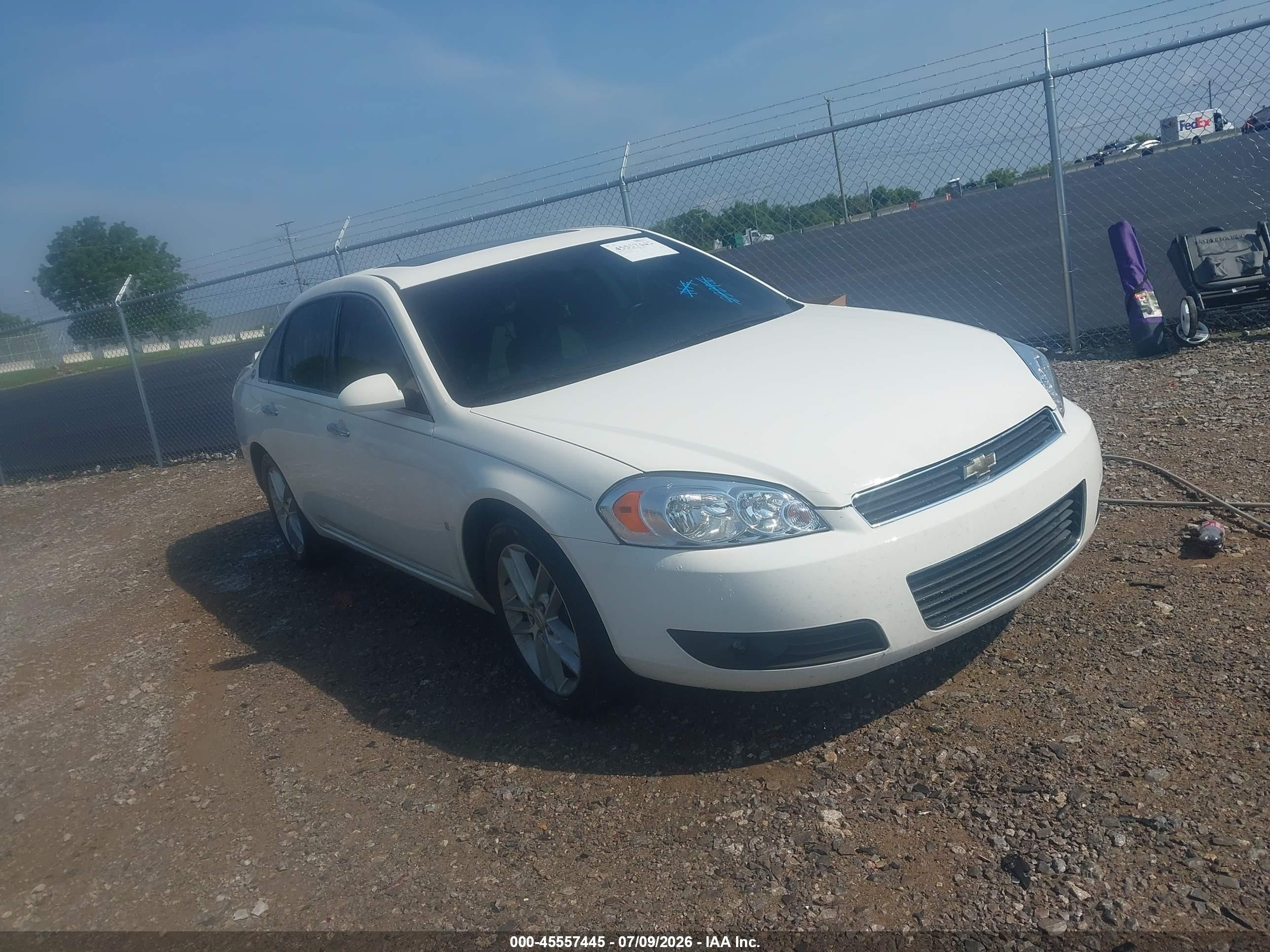 2008 Chevrolet Impala Ltz Белый vin: 2G1WU583X89222906