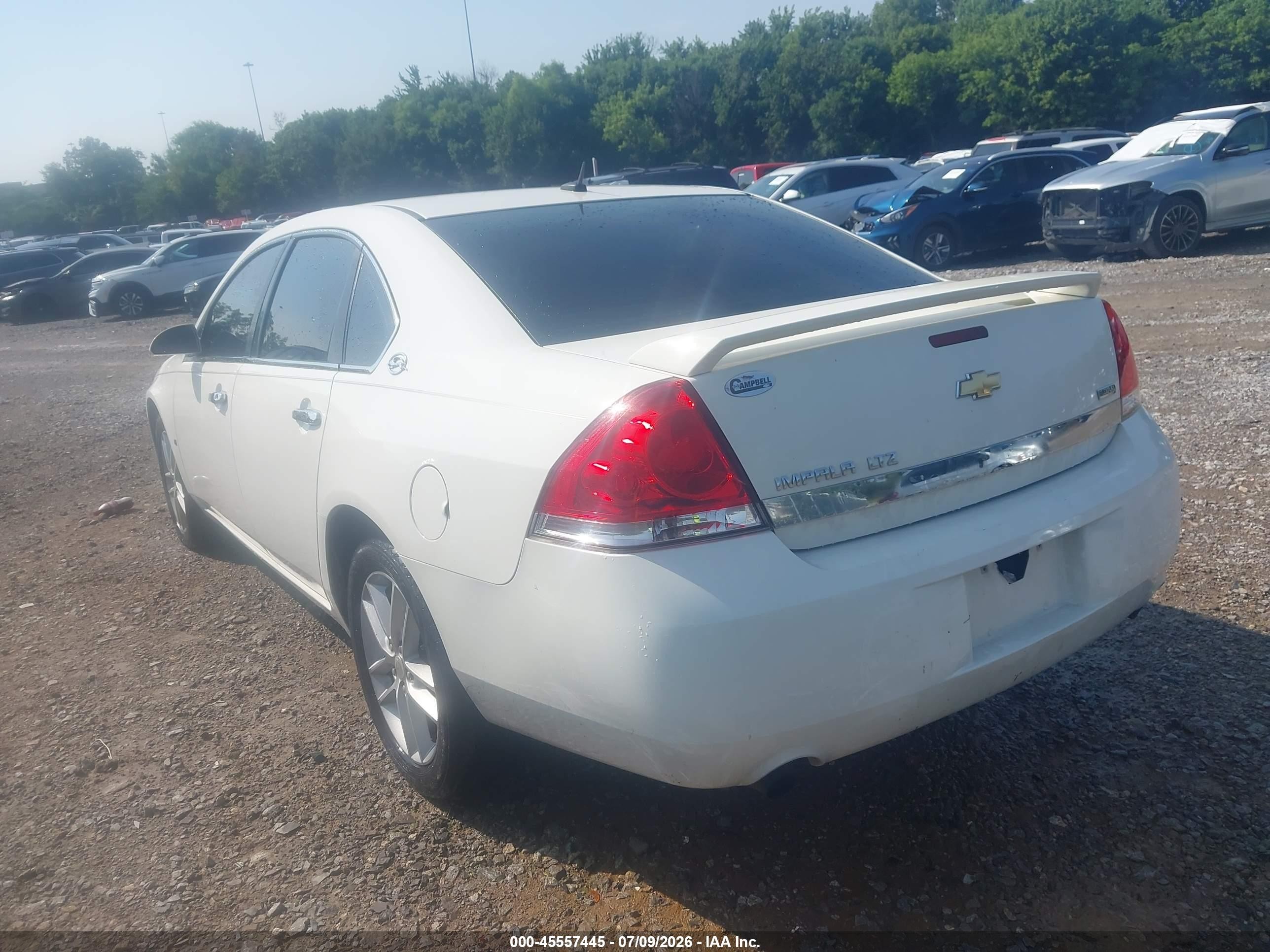 2008 Chevrolet Impala Ltz Белый vin: 2G1WU583X89222906