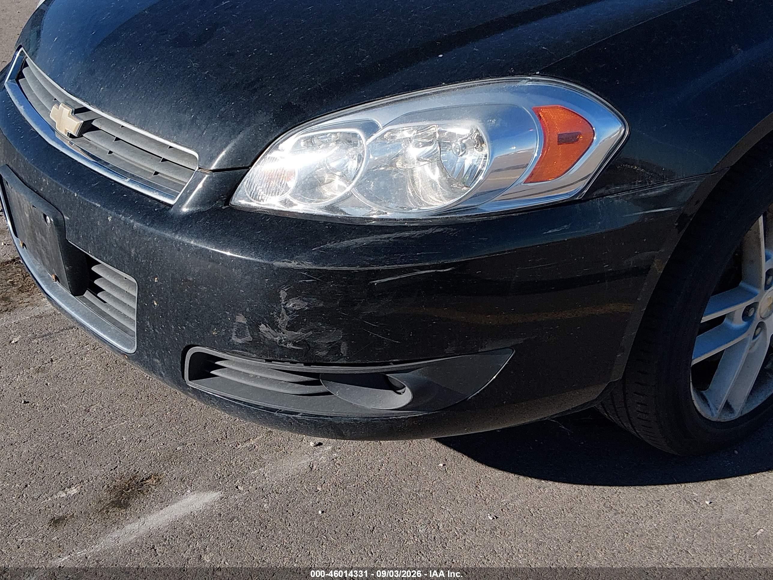 2008 Chevrolet Impala Ltz Black vin: 2G1WU583X89256280