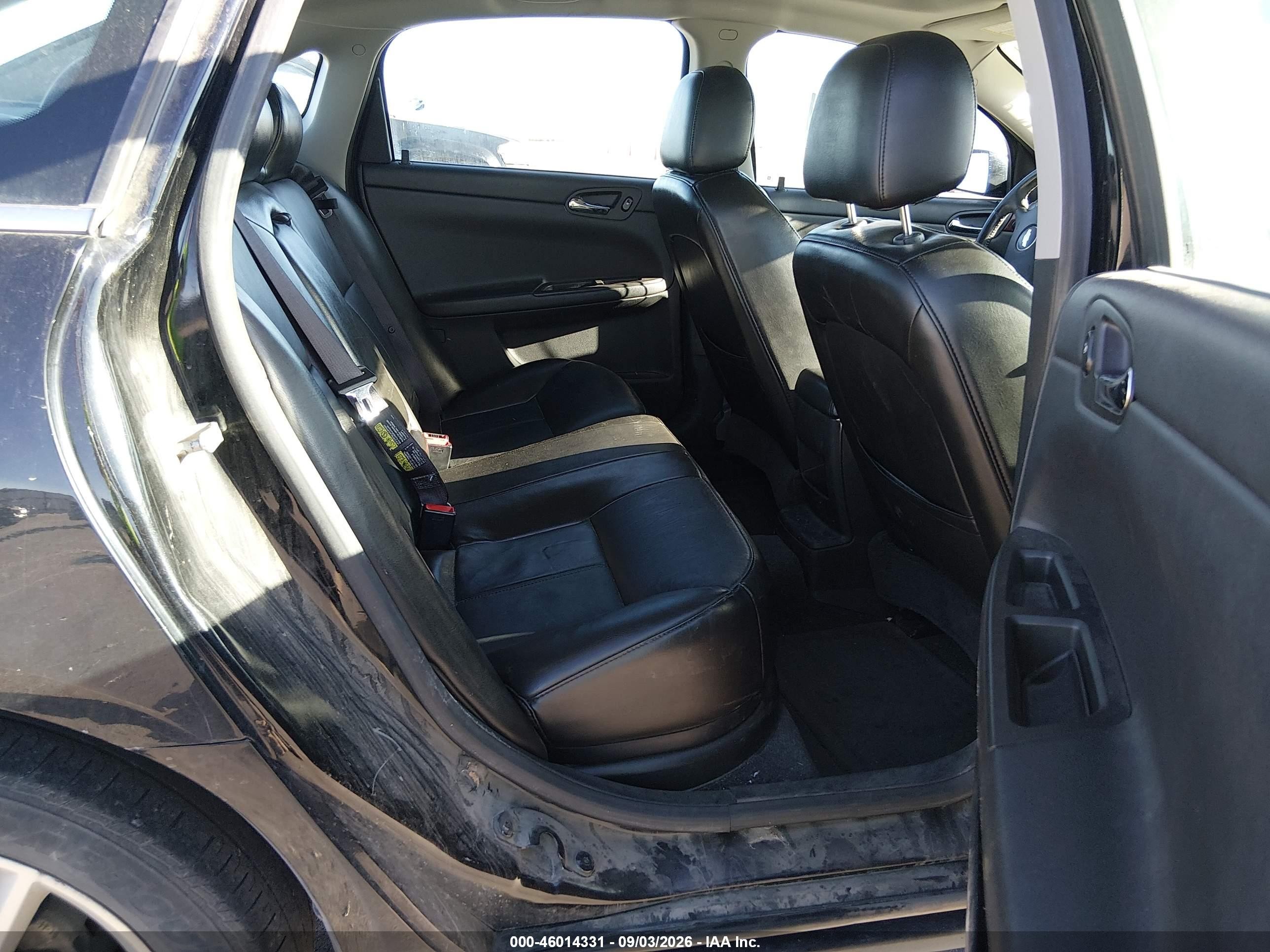 2008 Chevrolet Impala Ltz Black vin: 2G1WU583X89256280