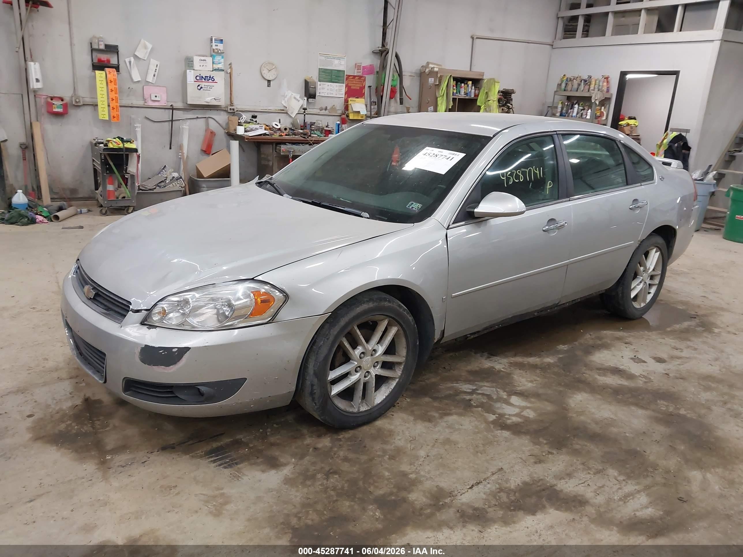 2008 Chevrolet Impala Ltz Silver vin: 2G1WU583X89276240