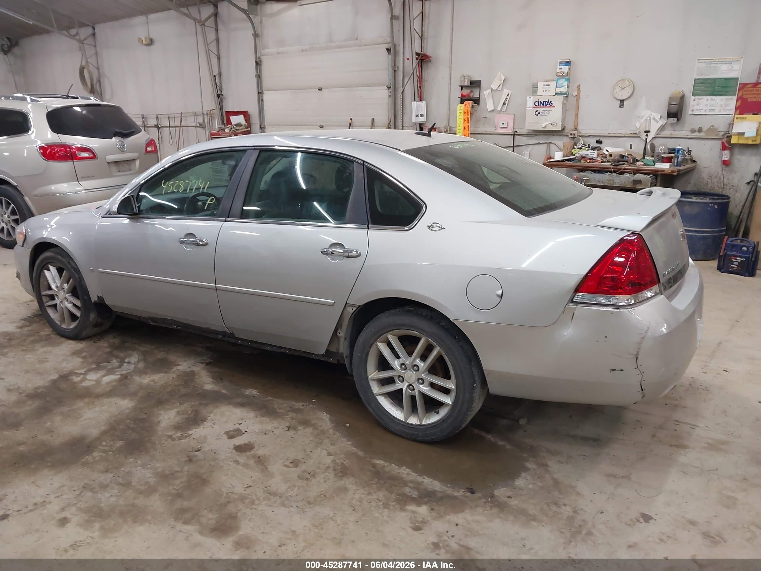 2008 Chevrolet Impala Ltz Silver vin: 2G1WU583X89276240