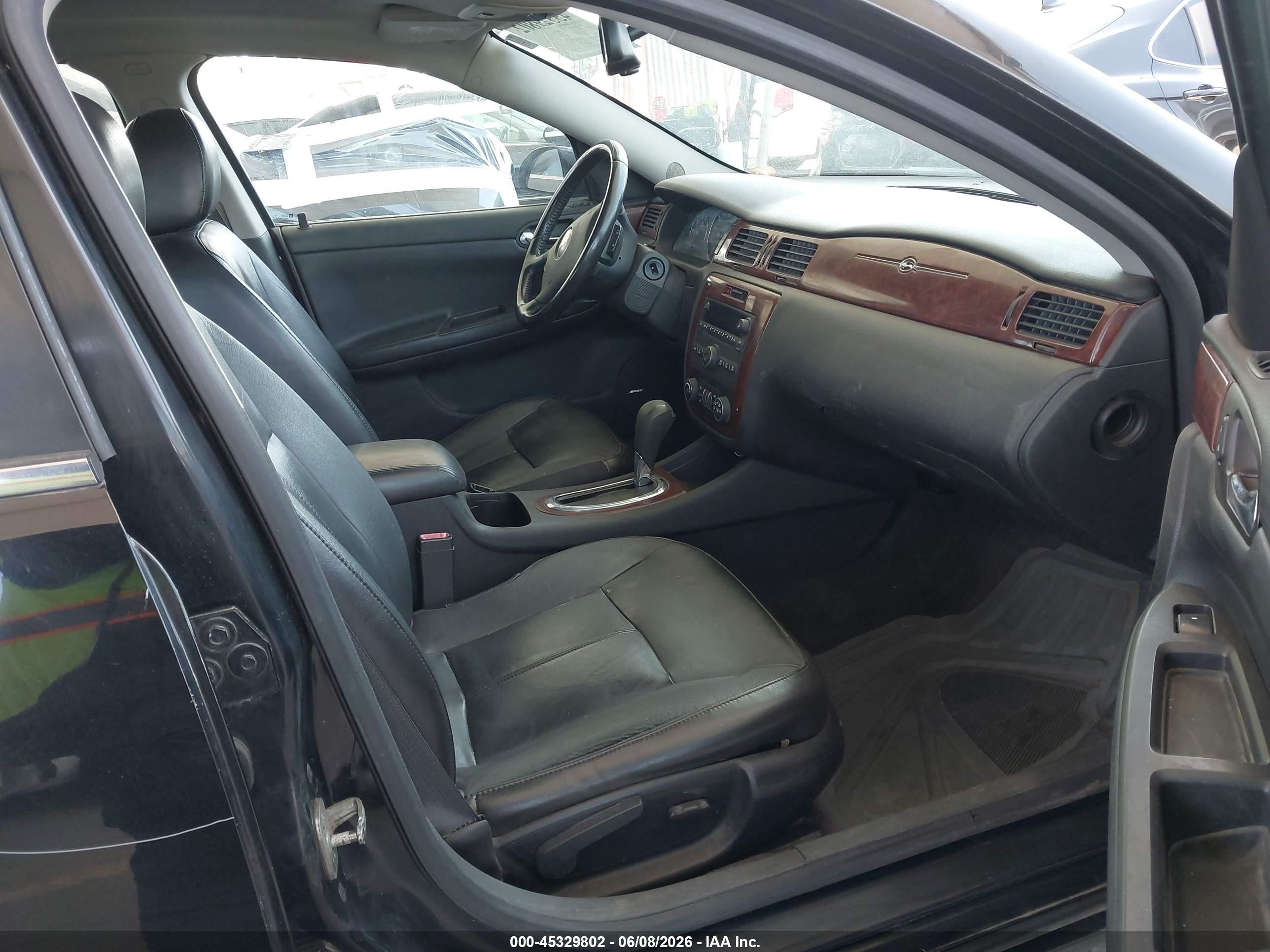 2007 Chevrolet Impala Ltz Black vin: 2G1WU58R079360991
