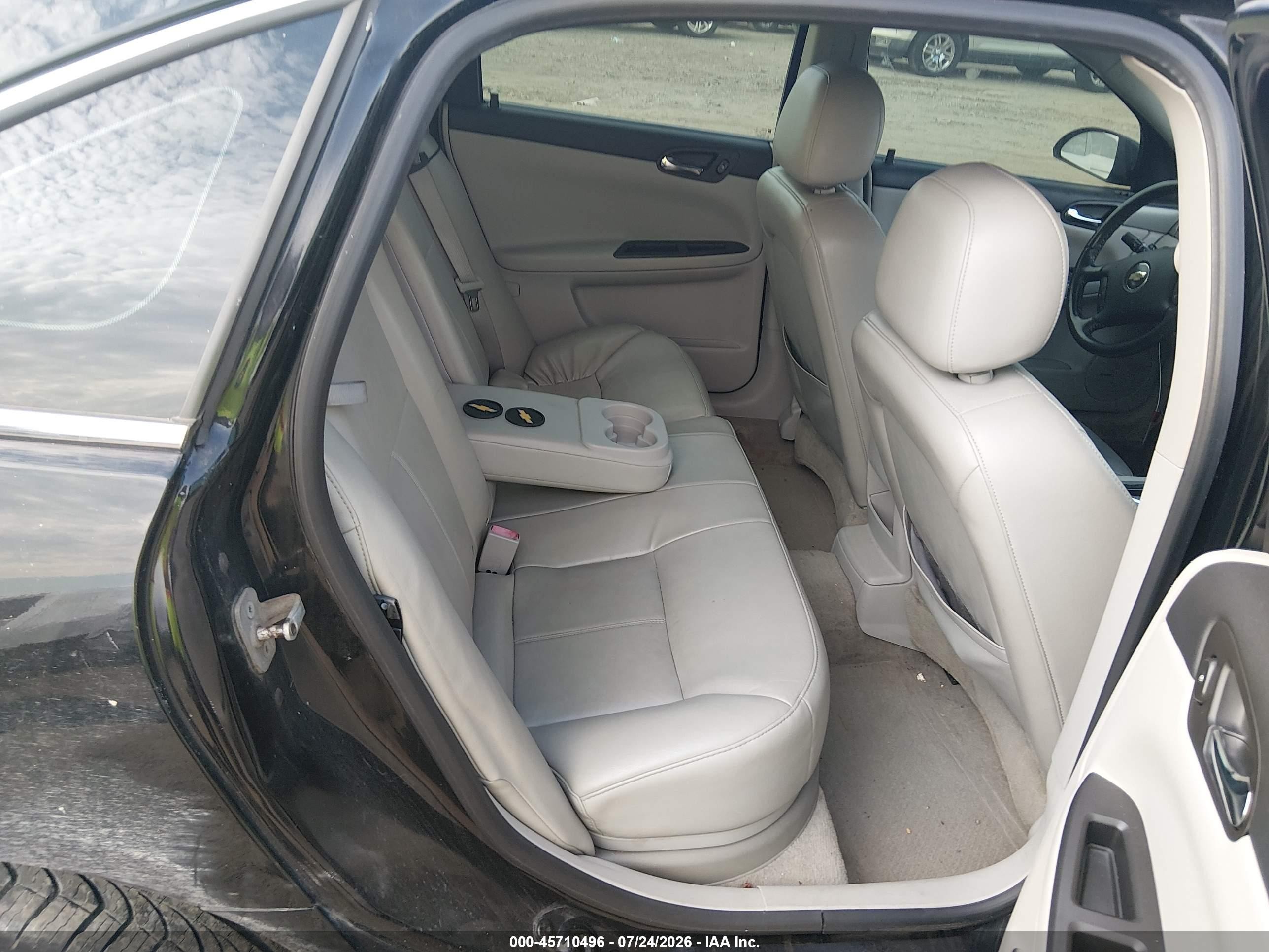 2007 Chevrolet Impala Ltz Black vin: 2G1WU58R079401863