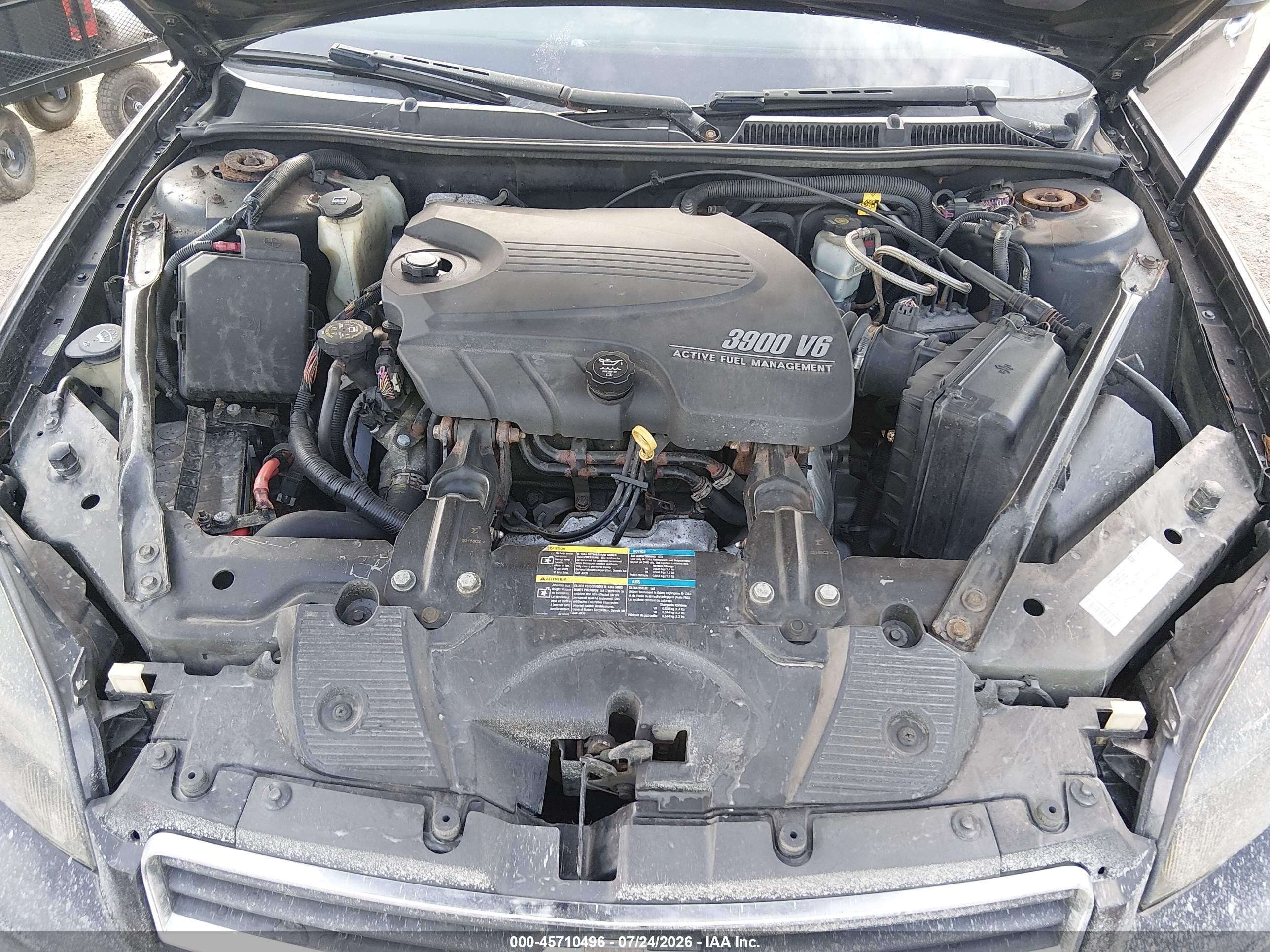 2007 Chevrolet Impala Ltz Black vin: 2G1WU58R079401863