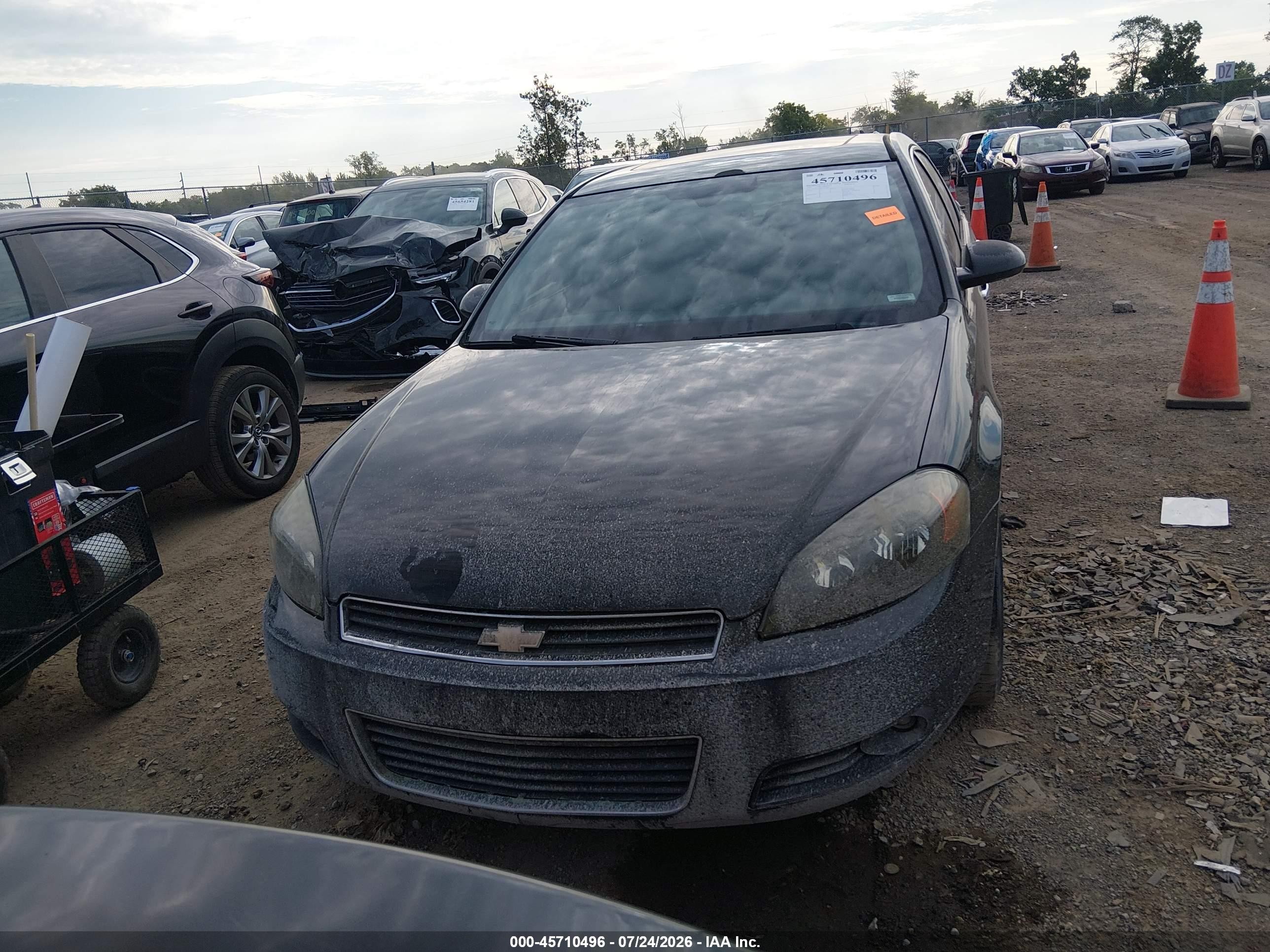 2007 Chevrolet Impala Ltz Black vin: 2G1WU58R079401863
