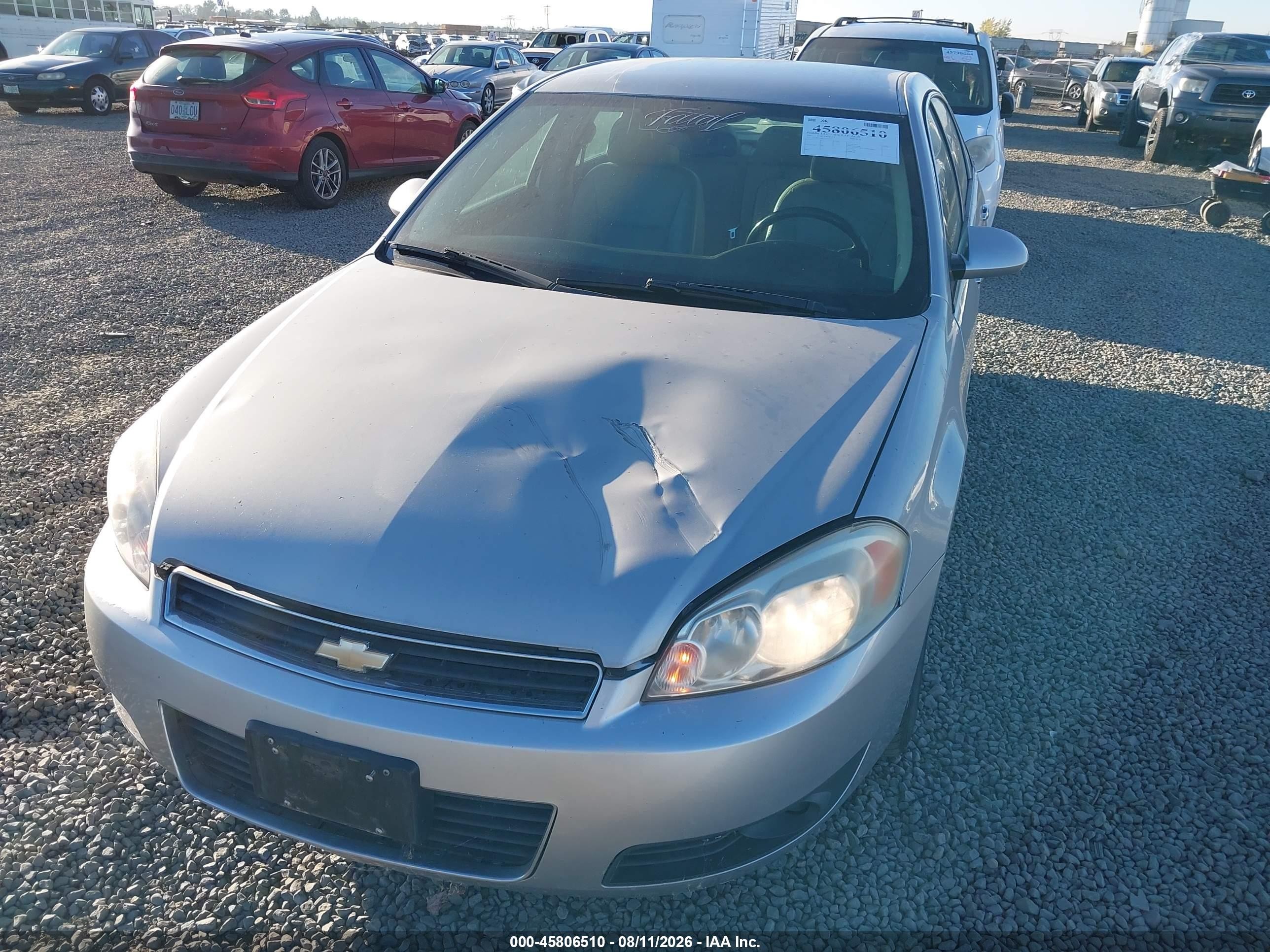 2007 Chevrolet Impala Ltz Silver vin: 2G1WU58R279153650