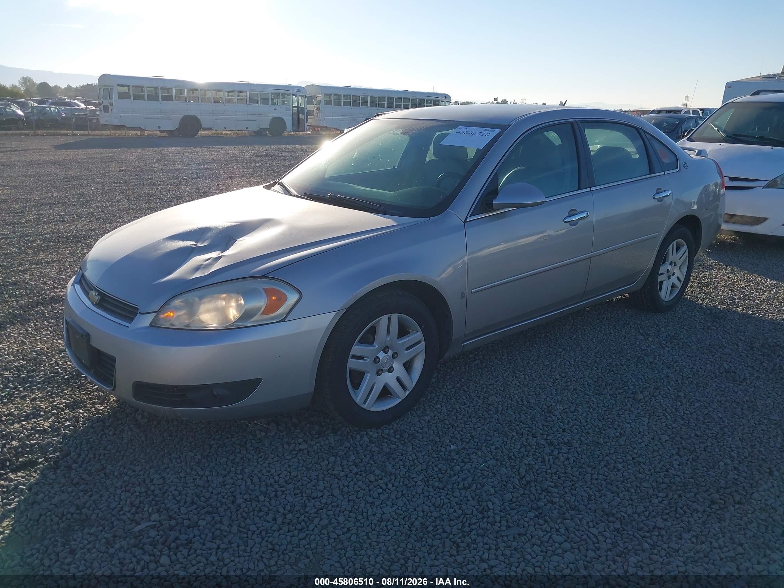 2007 Chevrolet Impala Ltz Silver vin: 2G1WU58R279153650