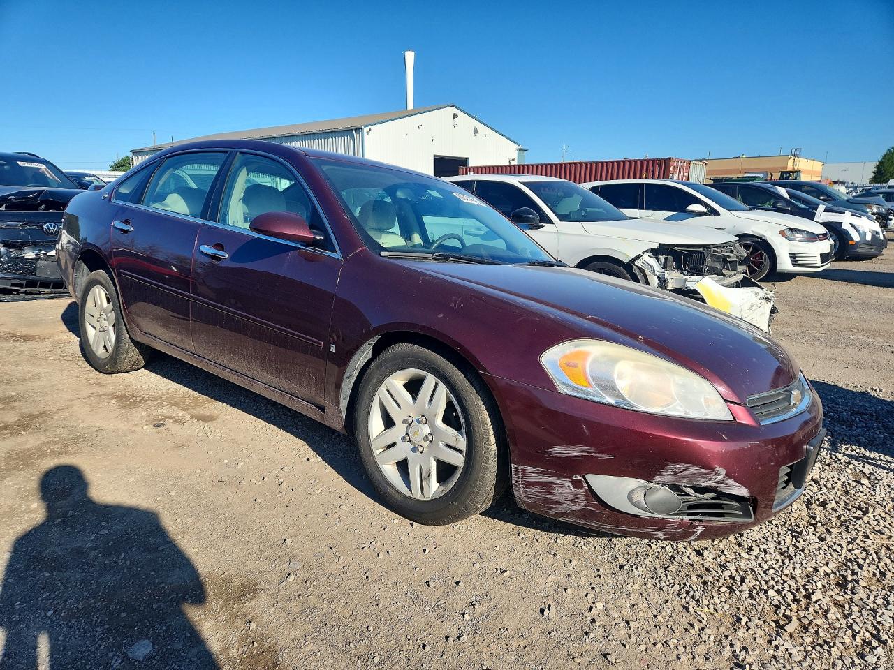 2007 Chevrolet Impala Ltz Бордовый vin: 2G1WU58R379149932