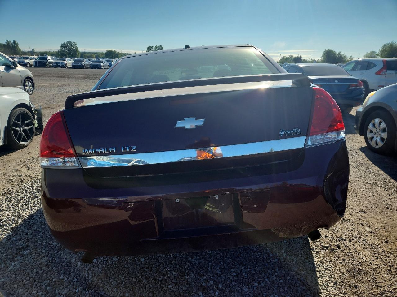 2007 Chevrolet Impala Ltz Бордовый vin: 2G1WU58R379149932