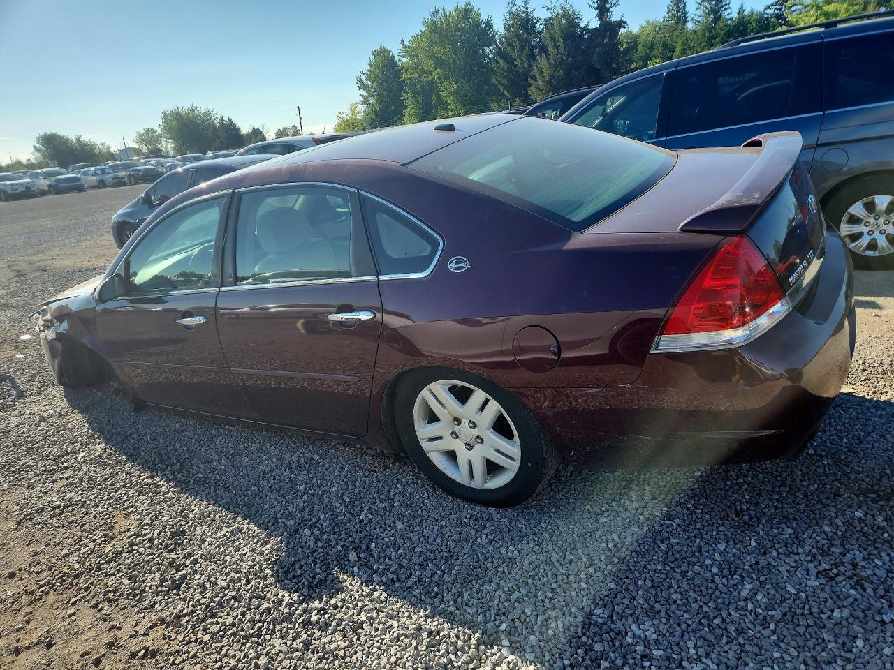 2007 Chevrolet Impala Ltz Бордовый vin: 2G1WU58R379149932