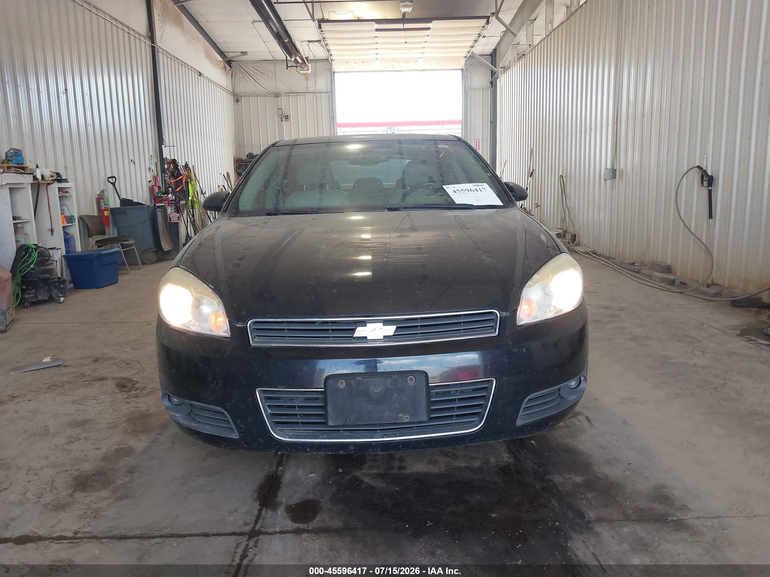 2007 Chevrolet Impala Ltz Black vin: 2G1WU58R379312076