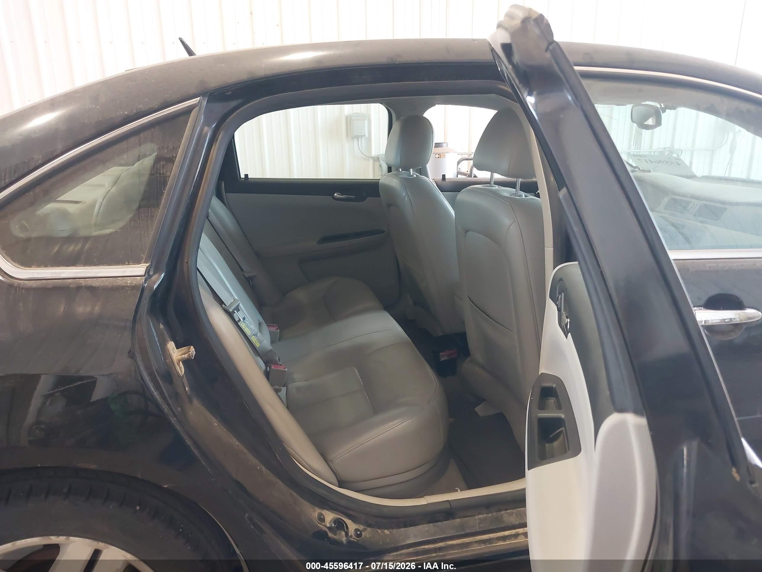 2007 Chevrolet Impala Ltz Black vin: 2G1WU58R379312076