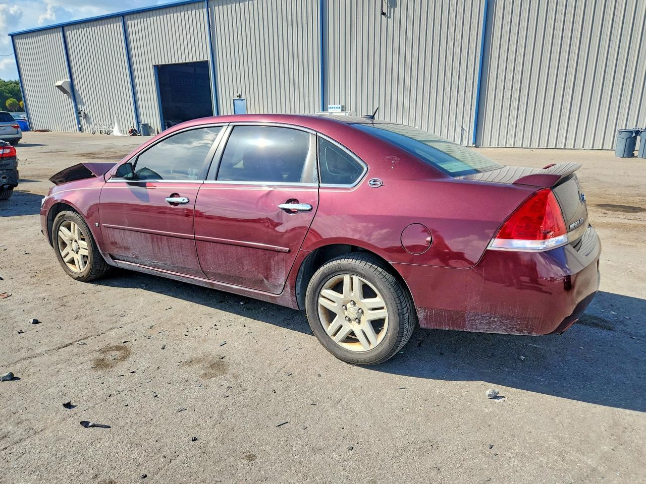 2007 Chevrolet Impala Ltz Burgundy vin: 2G1WU58R779297453