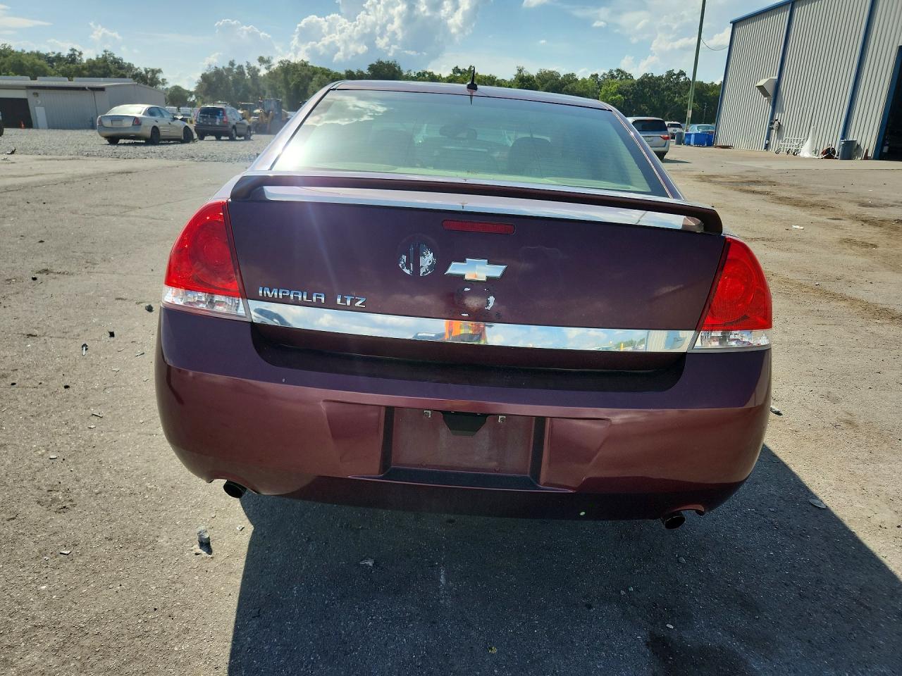 2007 Chevrolet Impala Ltz Burgundy vin: 2G1WU58R779297453