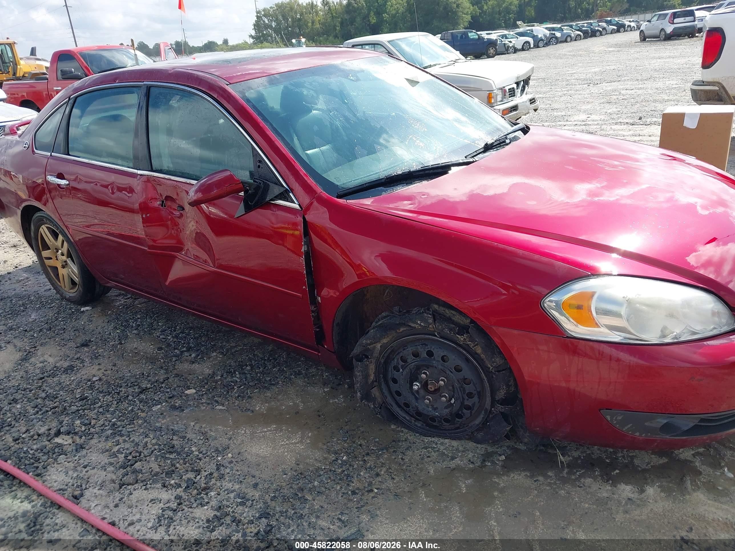 2007 Chevrolet Impala Ltz Maroon vin: 2G1WU58R879258757