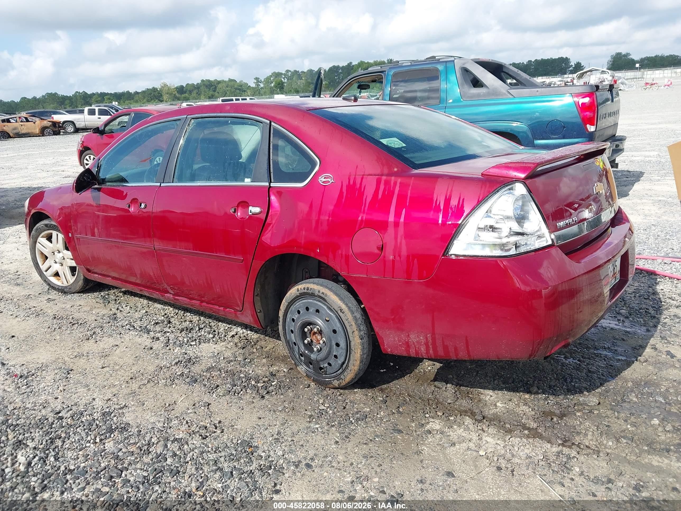 2007 Chevrolet Impala Ltz Maroon vin: 2G1WU58R879258757