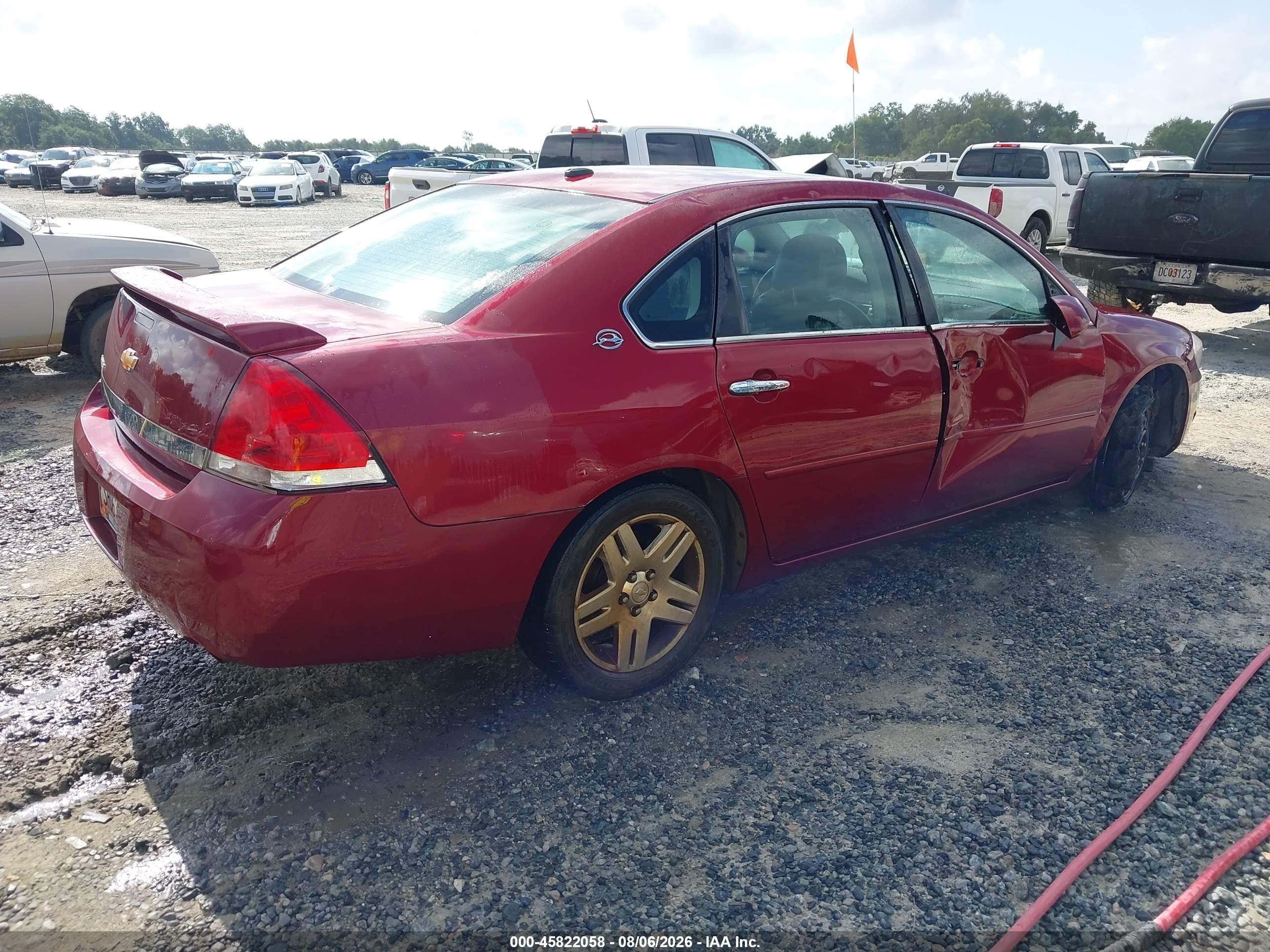 2007 Chevrolet Impala Ltz Maroon vin: 2G1WU58R879258757