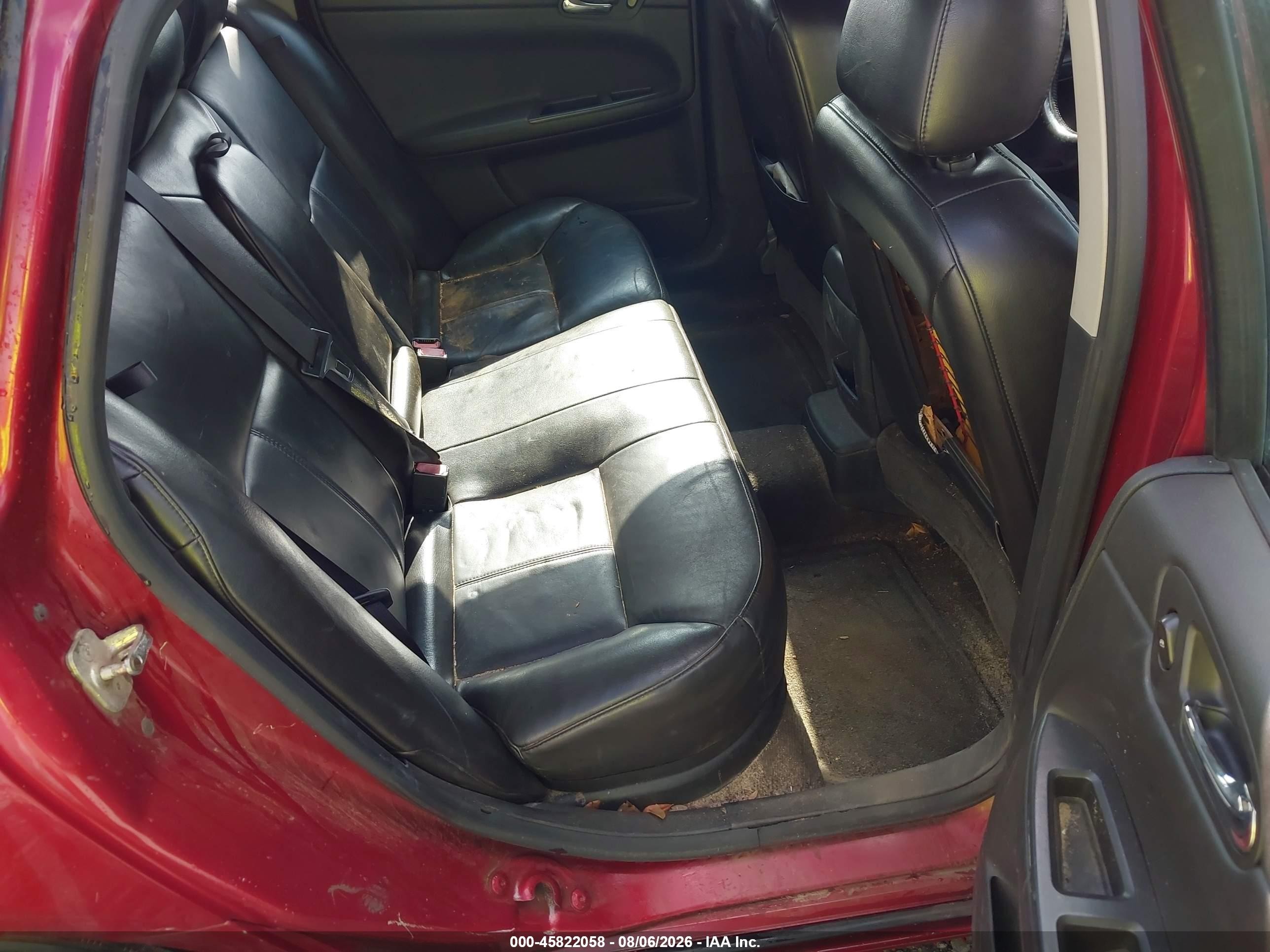 2007 Chevrolet Impala Ltz Maroon vin: 2G1WU58R879258757
