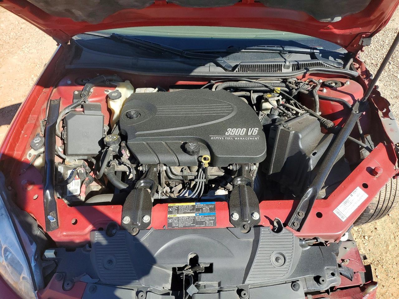 2007 Chevrolet Impala Ltz Red vin: 2G1WU58R979221958