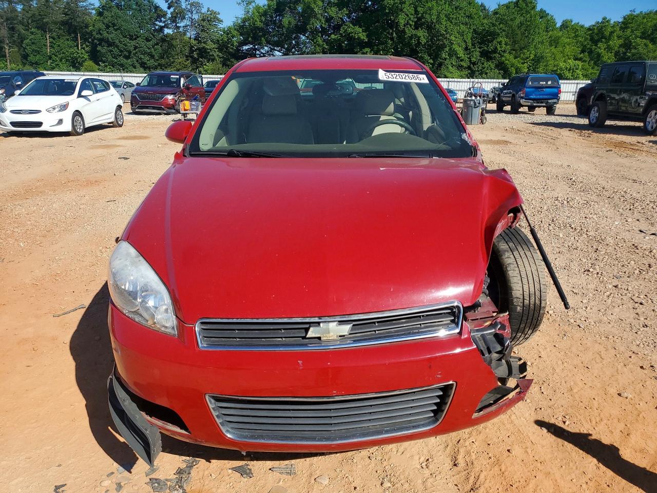 2007 Chevrolet Impala Ltz Red vin: 2G1WU58R979221958